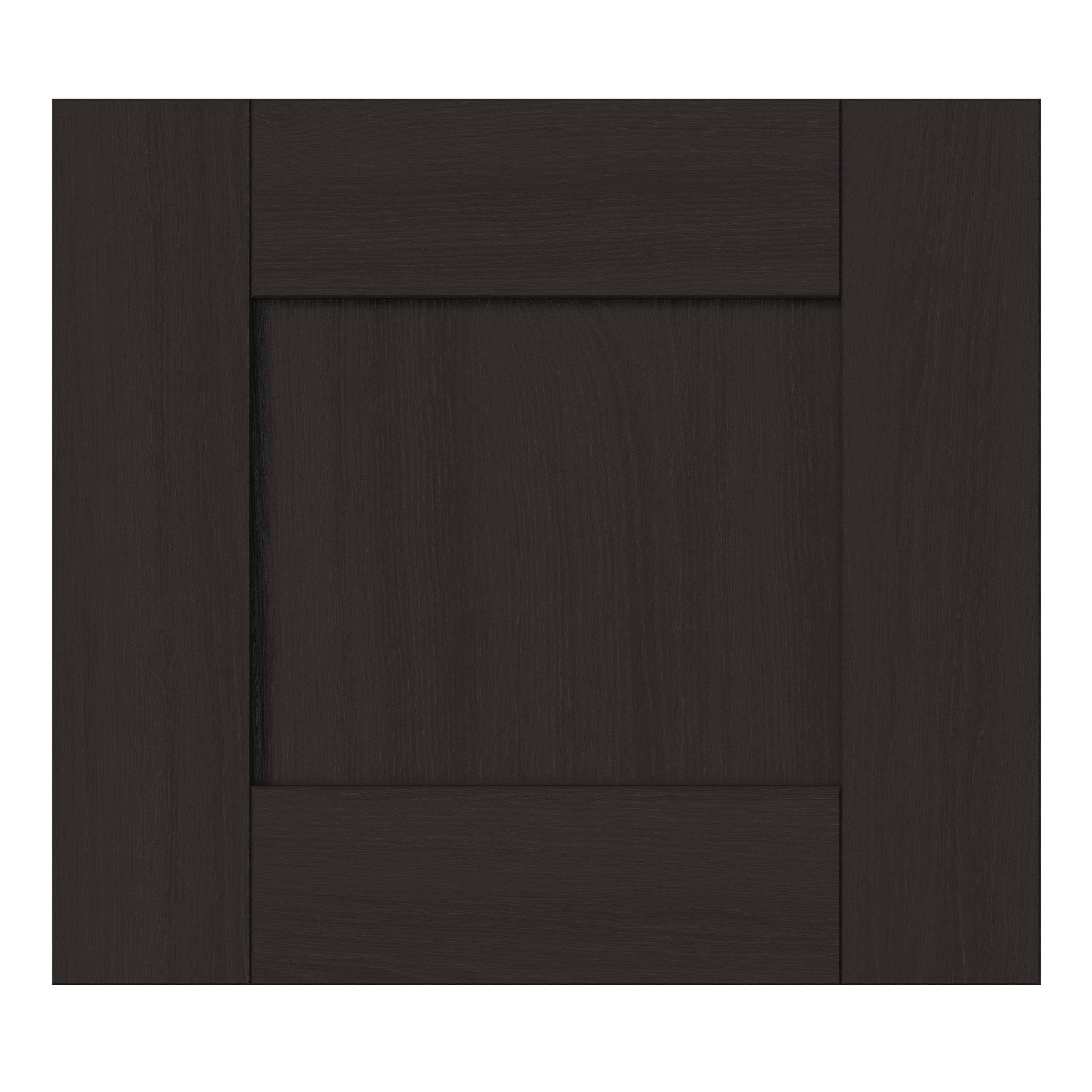 GoodHome Verbena Matt charcoal Shaker Drawer front, bridging door & bi-fold door 400mm