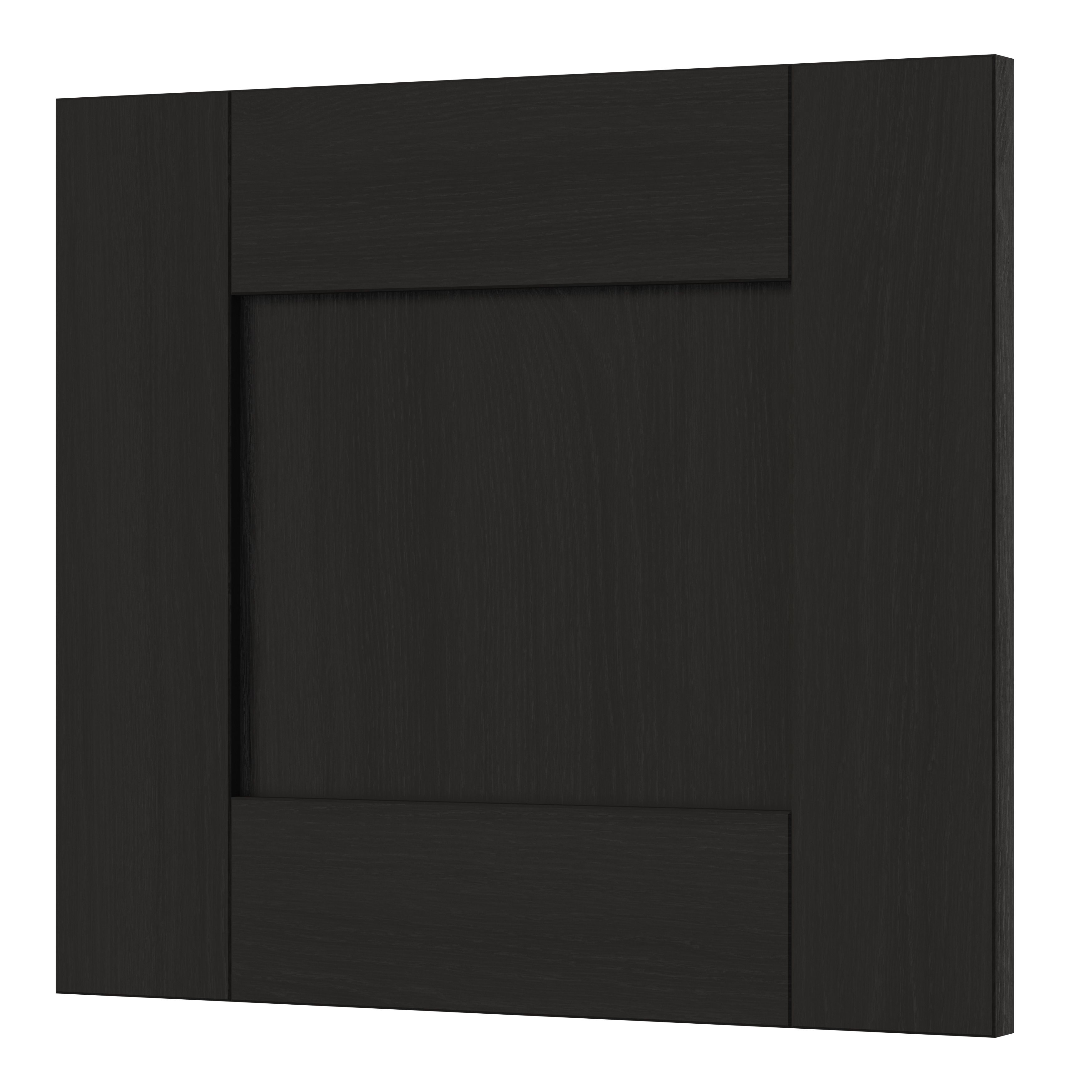 GoodHome Verbena Matt charcoal Shaker Drawer front, bridging door & bi-fold door 400mm