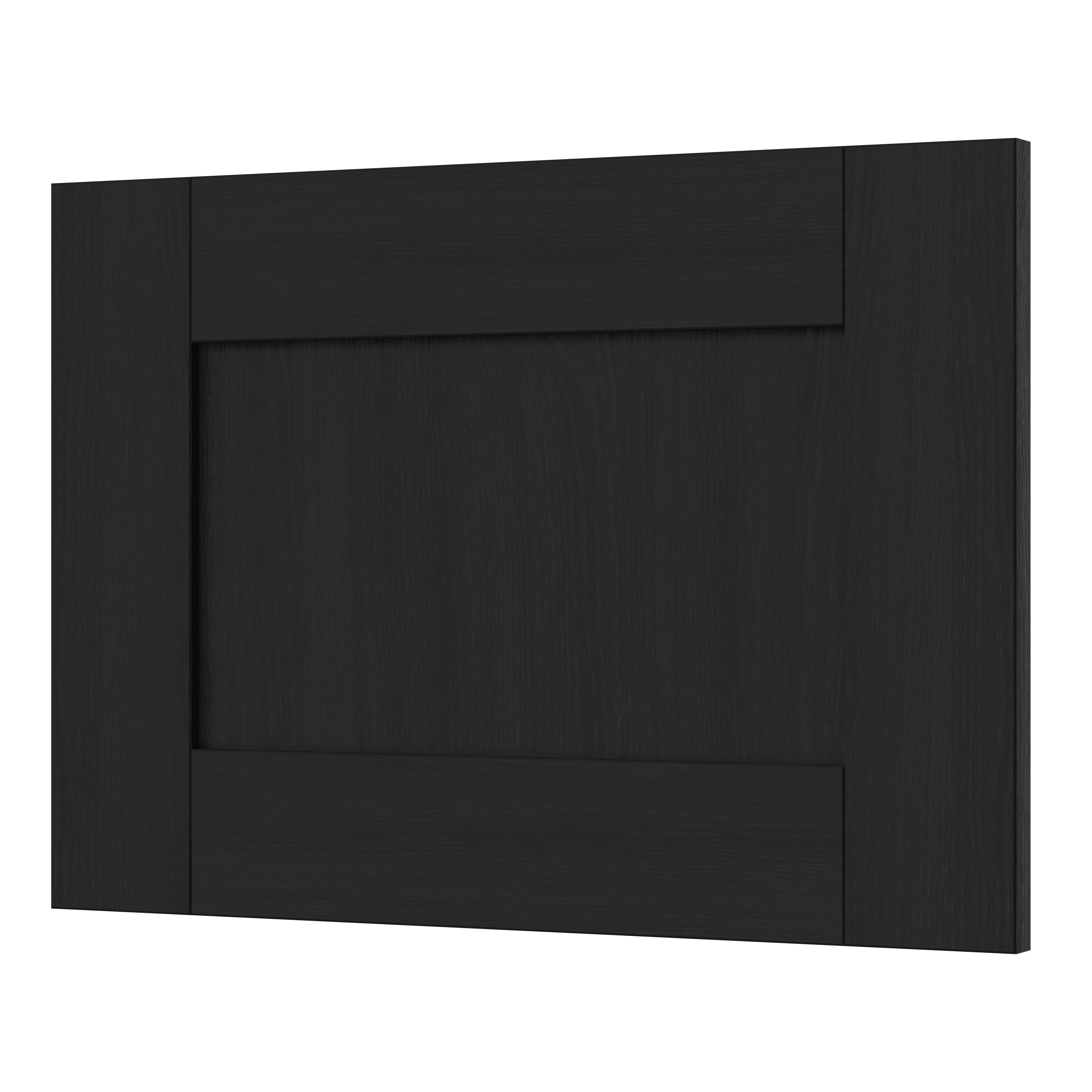 GoodHome Verbena Matt charcoal Shaker Drawer front, bridging door & bi-fold door 500mm