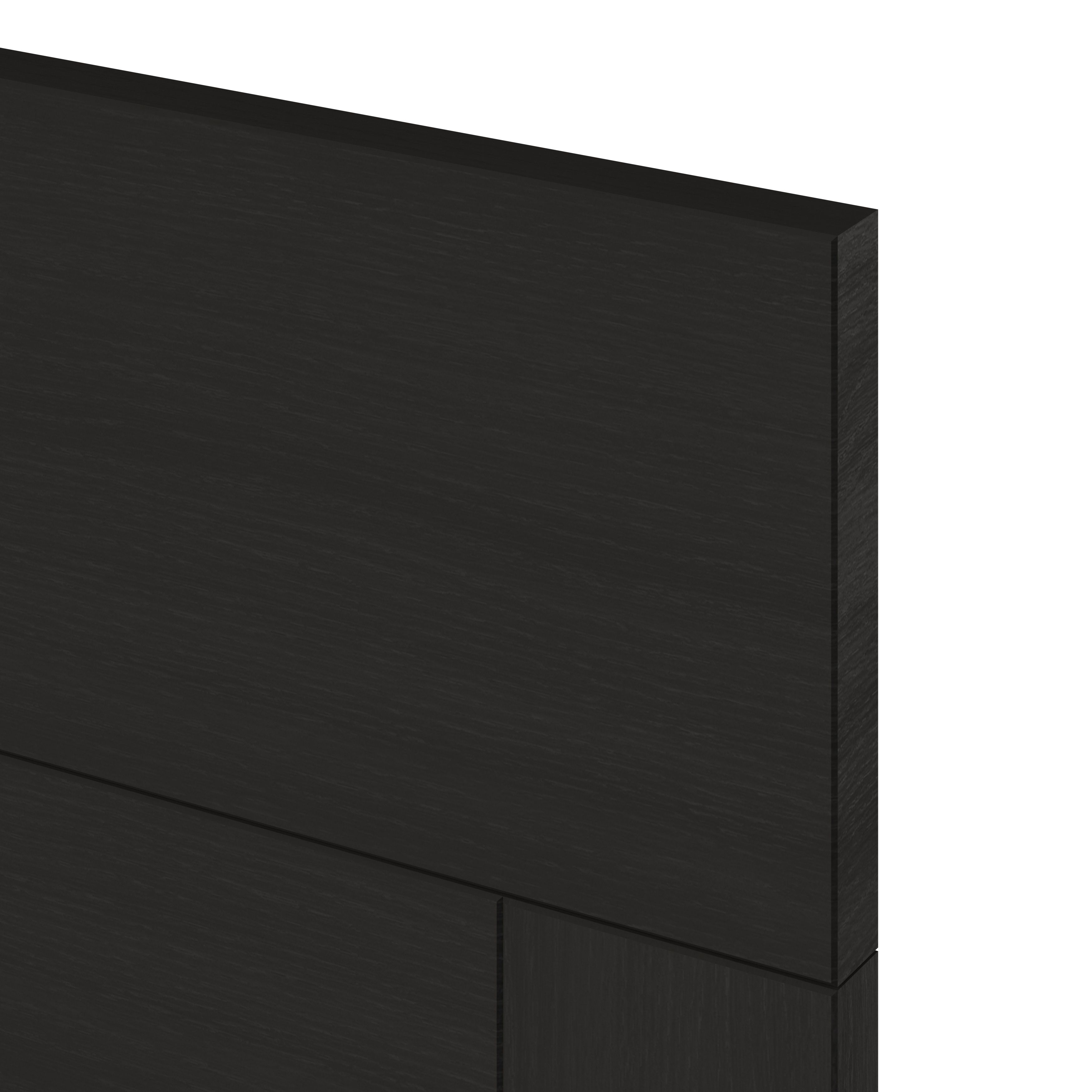 GoodHome Verbena Matt charcoal shaker Drawer front (W)500mm, Pack of 3