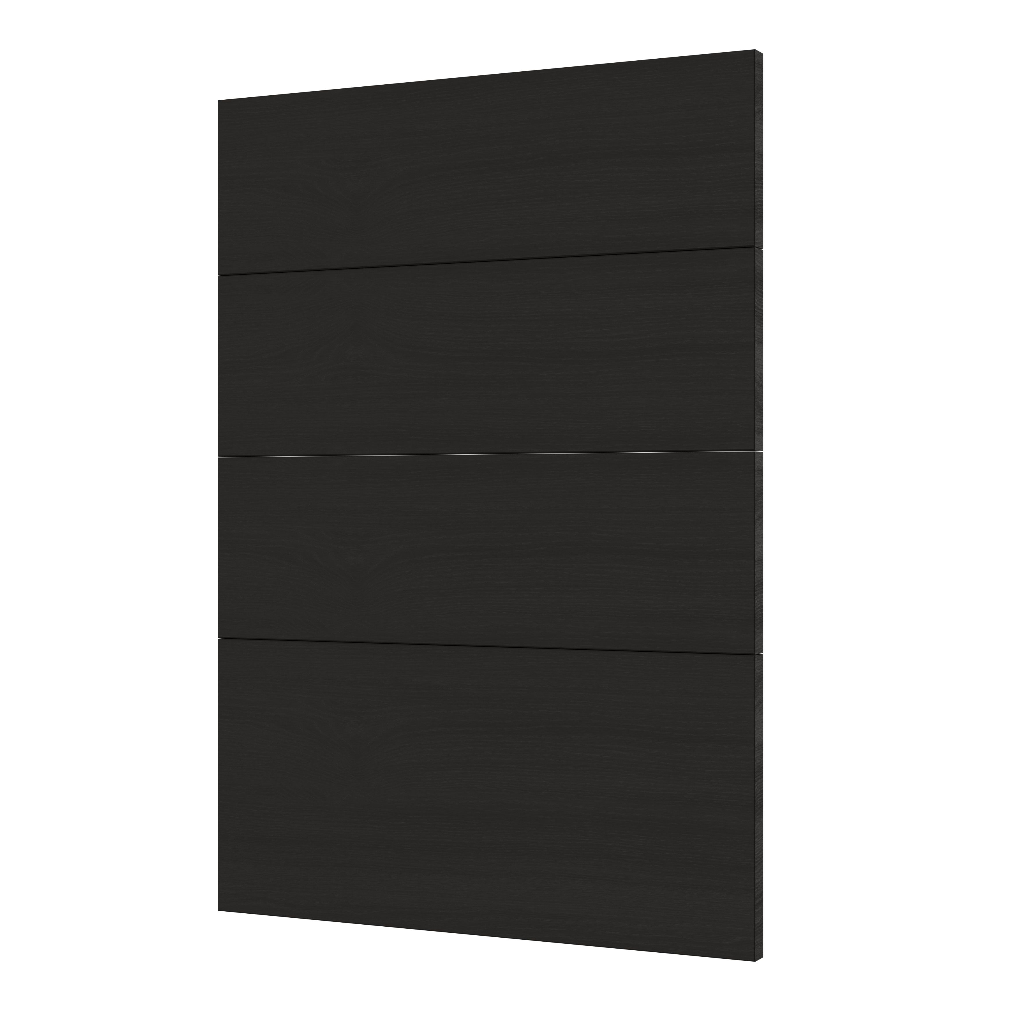GoodHome Verbena Matt charcoal shaker Drawer front (W)500mm, Pack of 4