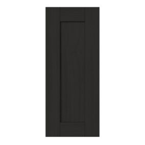 GoodHome Verbena Matt charcoal shaker Highline Cabinet door (W)300mm (H)715mm (T)20mm