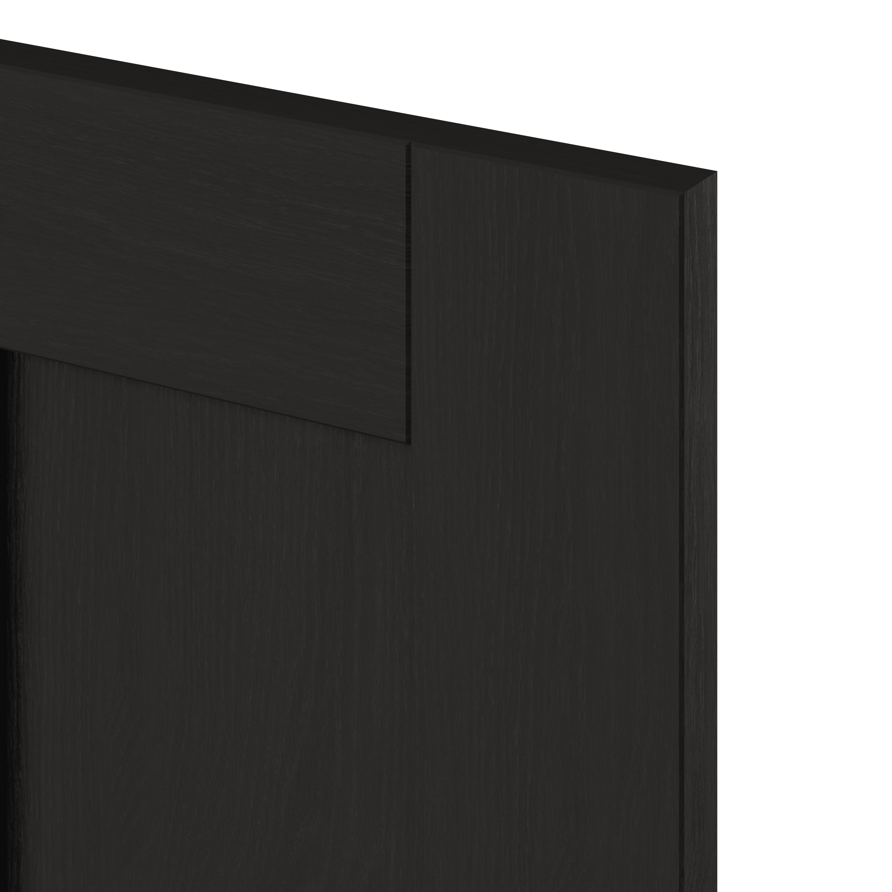 GoodHome Verbena Matt charcoal shaker Highline Cabinet door (W)300mm (H)715mm (T)20mm