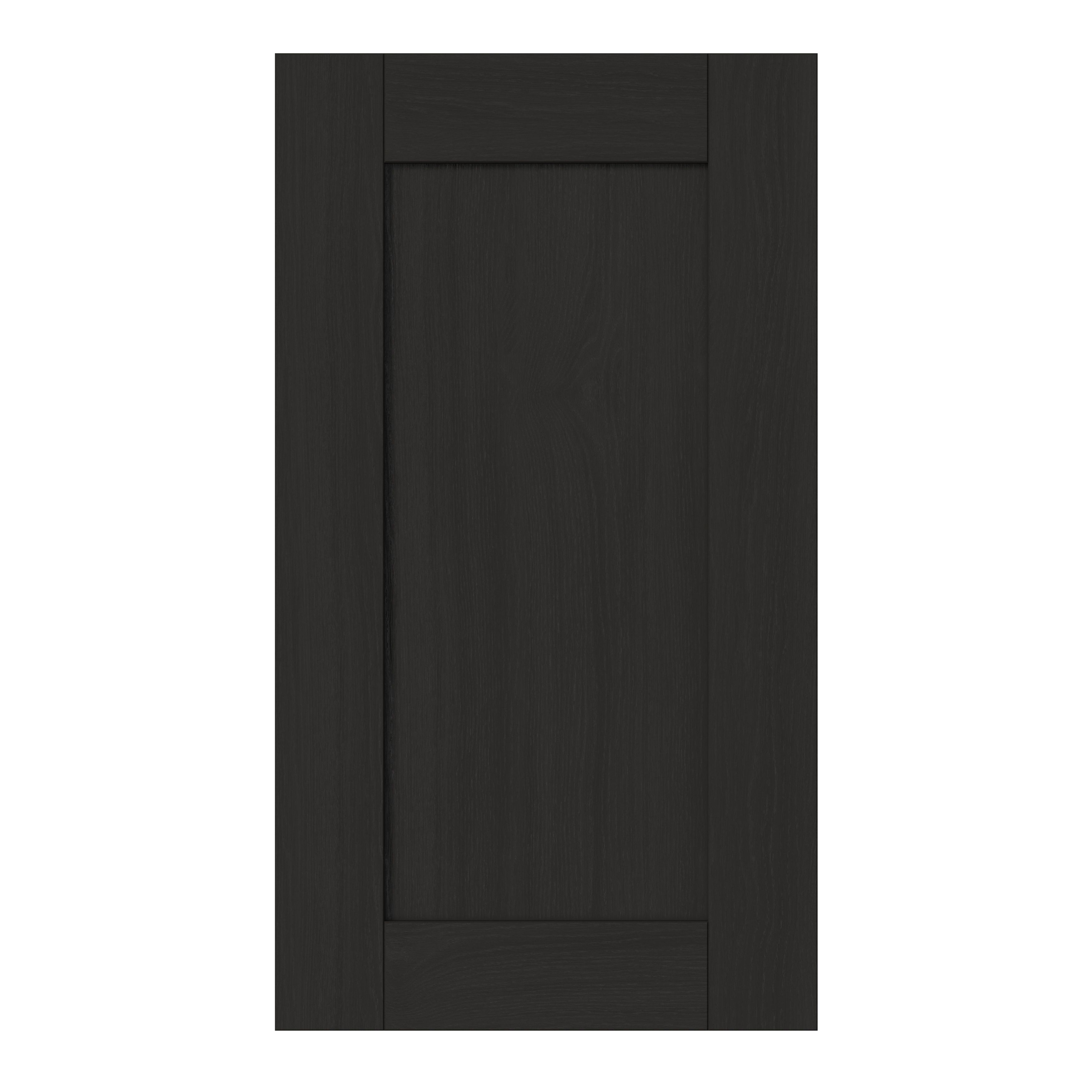 GoodHome Verbena Matt charcoal shaker Highline Cabinet door (W)400mm (H)715mm (T)20mm