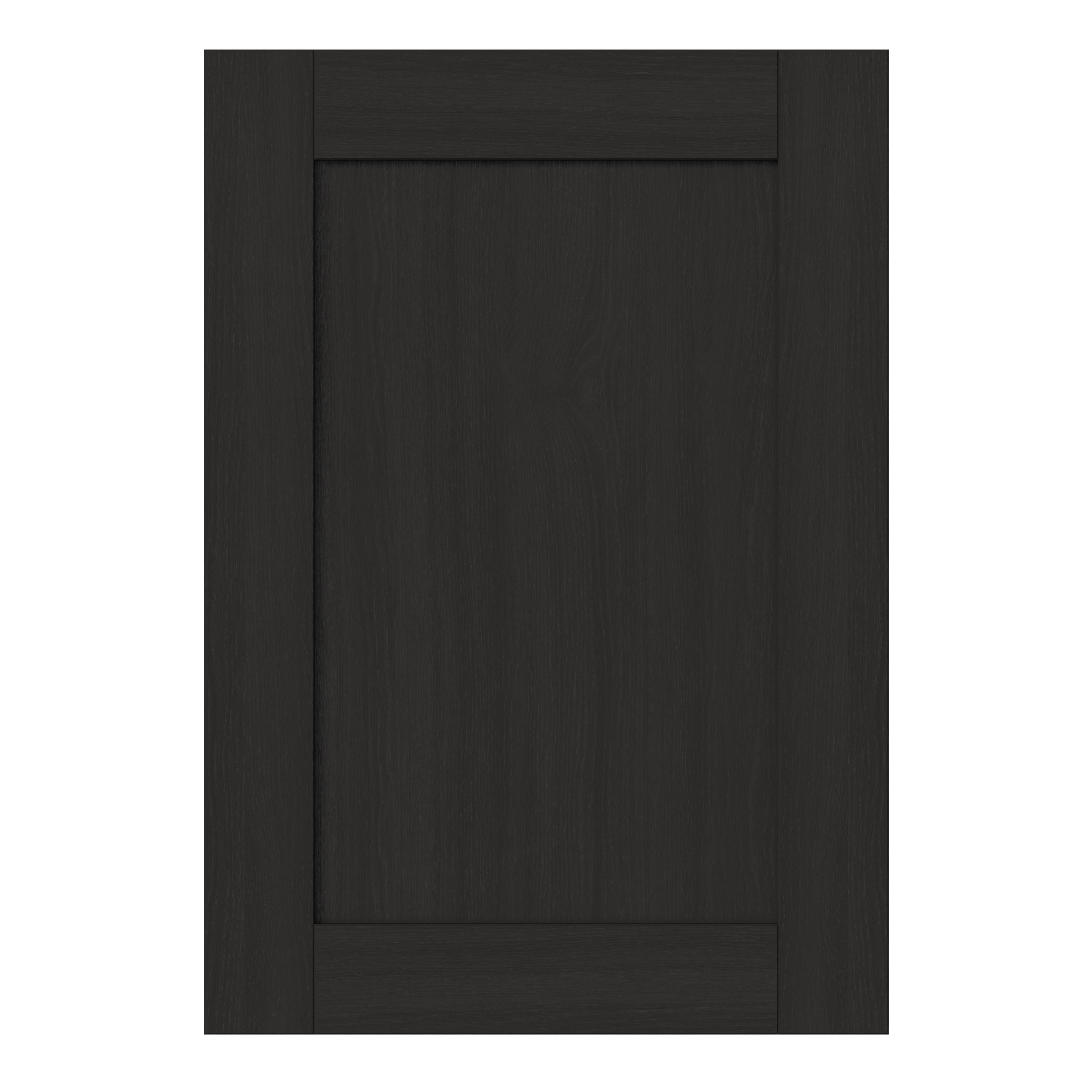 GoodHome Verbena Matt charcoal shaker Highline Cabinet door (W)500mm (H)715mm (T)20mm