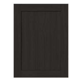 GoodHome Verbena Matt charcoal shaker Tall appliance Cabinet door (W)600mm (H)806mm (T)20mm