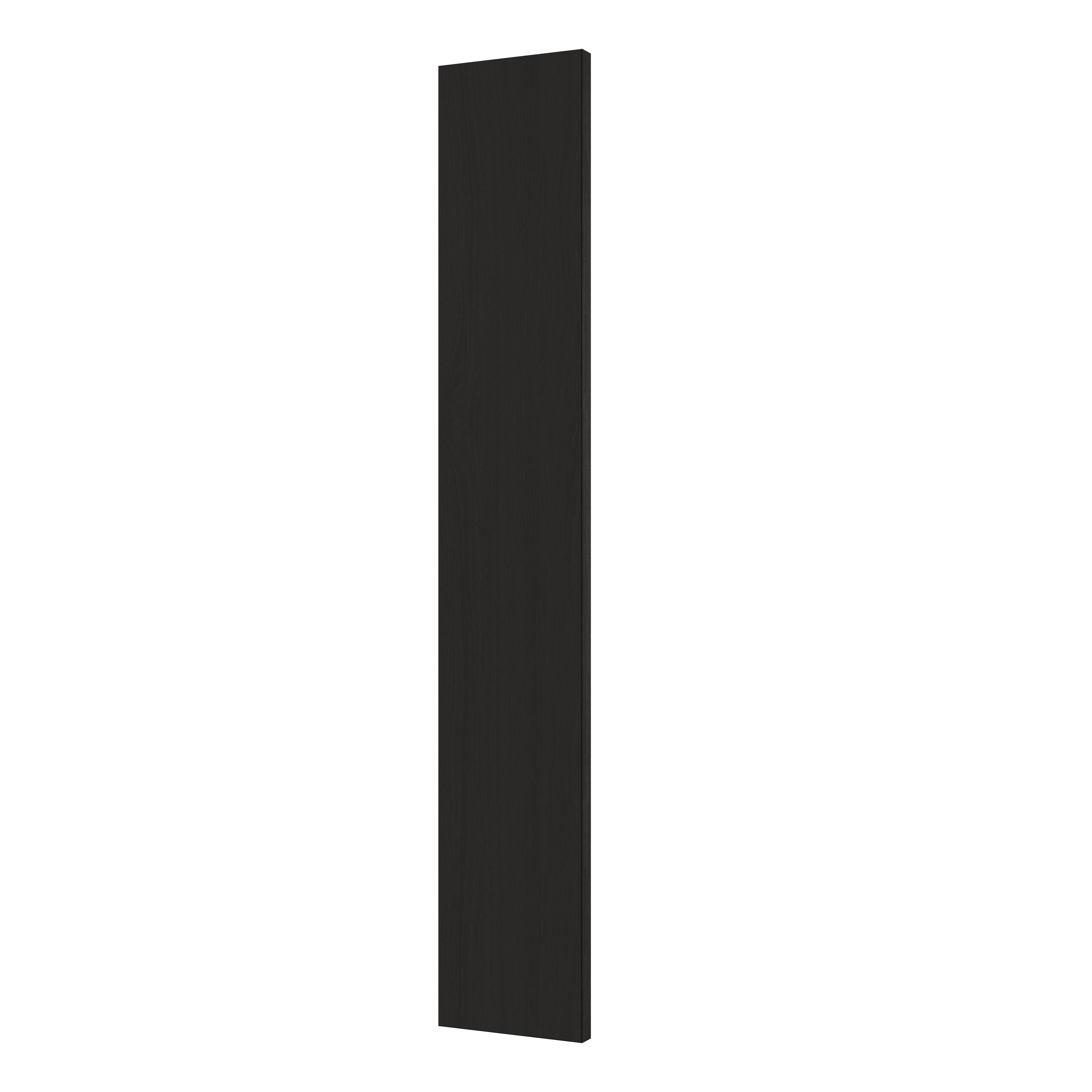 GoodHome Verbena Matt charcoal shaker Tall wall Cabinet door (W)150mm (H)895mm (T)20mm