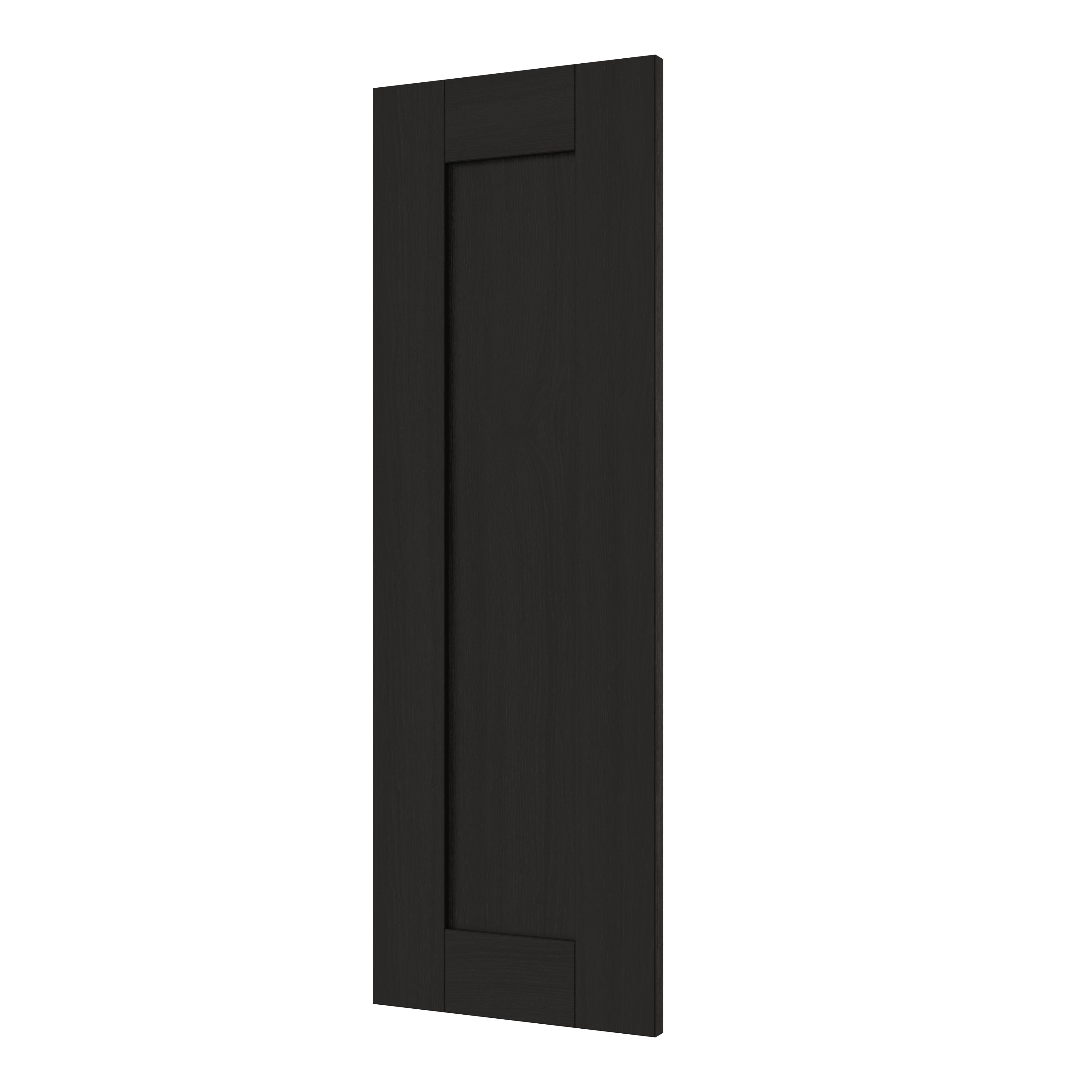 GoodHome Verbena Matt charcoal shaker Tall wall Cabinet door (W)300mm (H)895mm (T)20mm