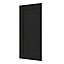 GoodHome Verbena Matt charcoal shaker Tall wall Cabinet door (W)400mm (H)895mm (T)20mm