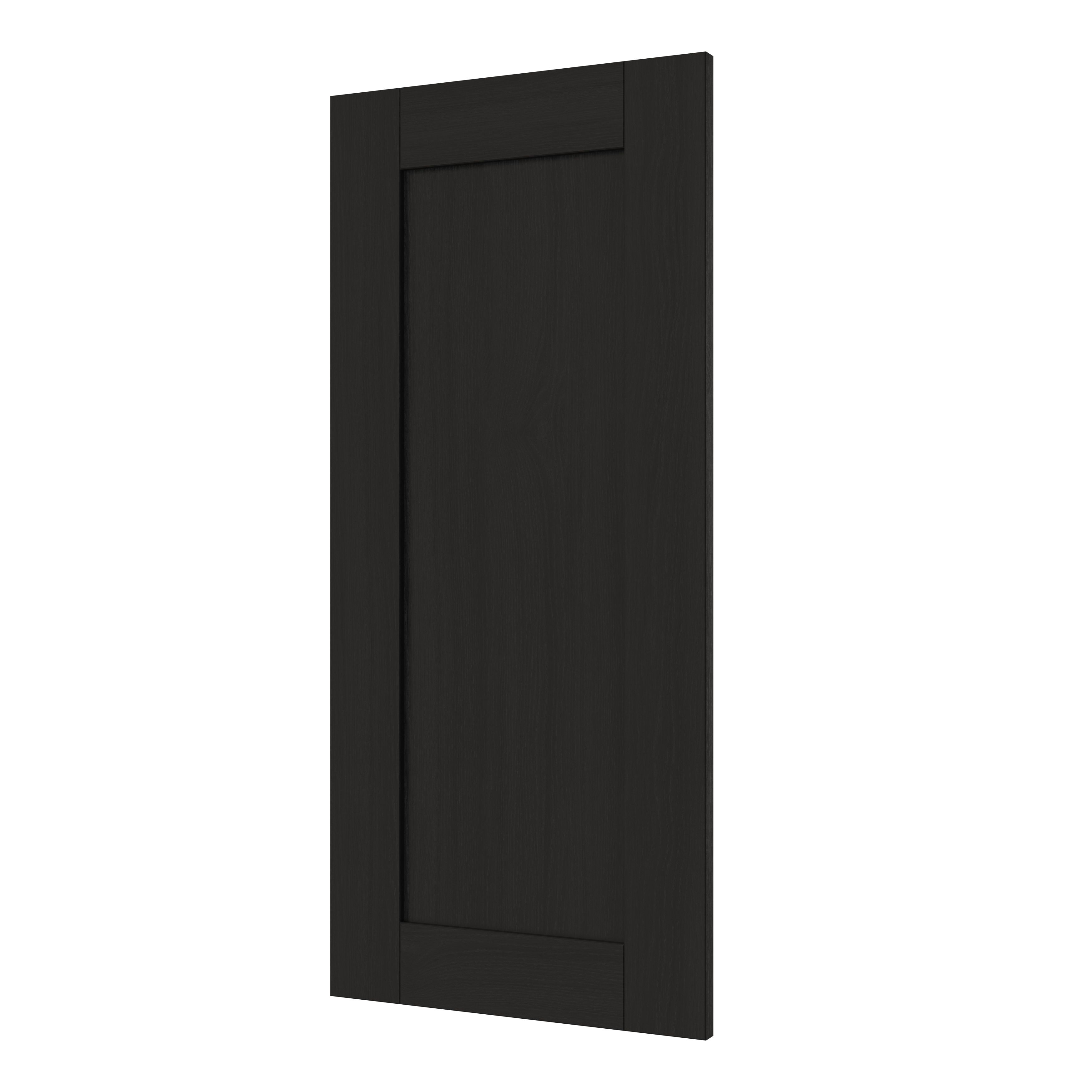 GoodHome Verbena Matt charcoal shaker Tall wall Cabinet door (W)400mm (H)895mm (T)20mm