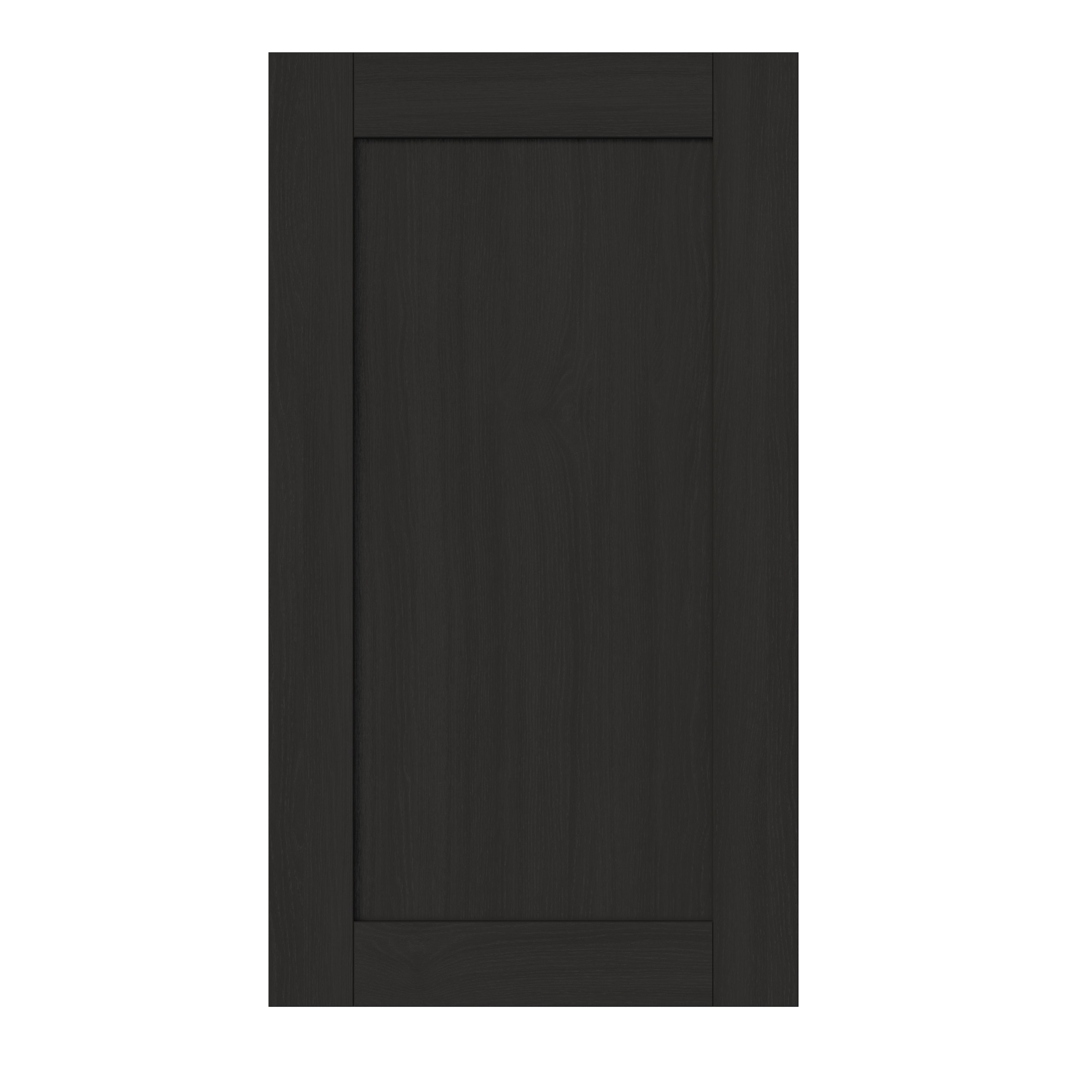 GoodHome Verbena Matt charcoal shaker Tall wall Cabinet door (W)500mm (H)895mm (T)20mm