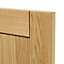 GoodHome Verbena Natural oak shaker Drawer front, bridging door & bi fold door, (W)500mm (H)356mm (T)20mm