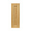 GoodHome Verbena Natural oak shaker Drawer front, bridging door & bi fold door, (W)600mm (H)356mm (T)20mm