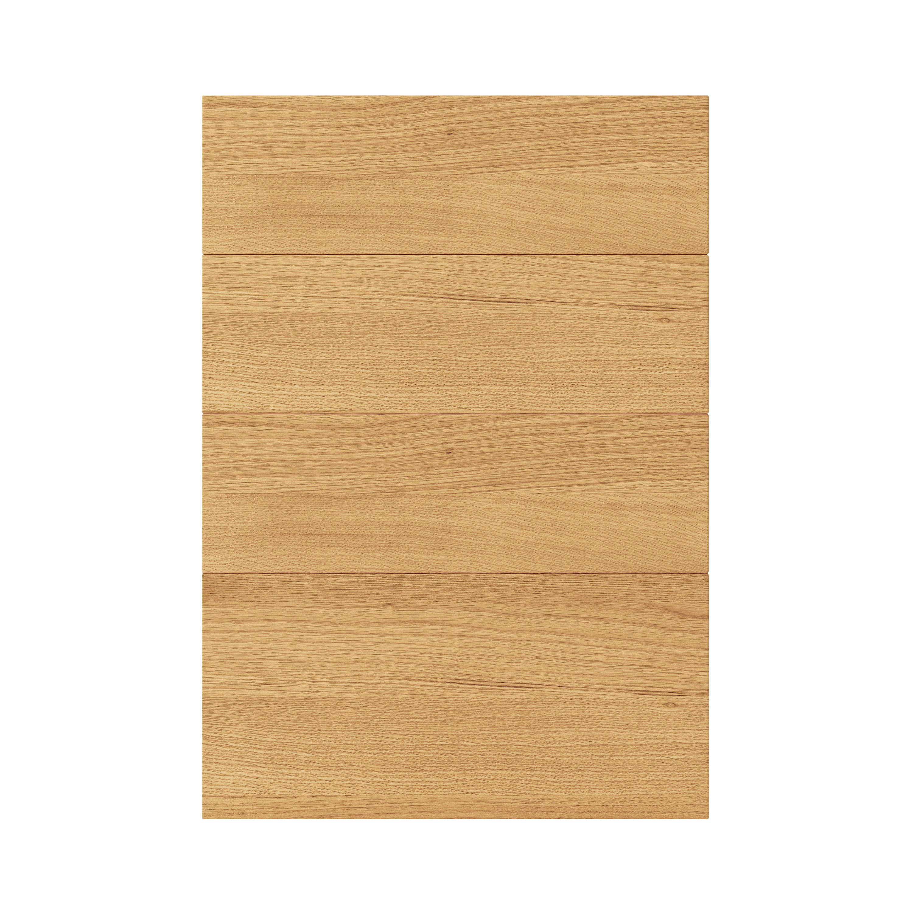 GoodHome Verbena Natural oak shaker Drawer front (W)500mm, Pack of 4