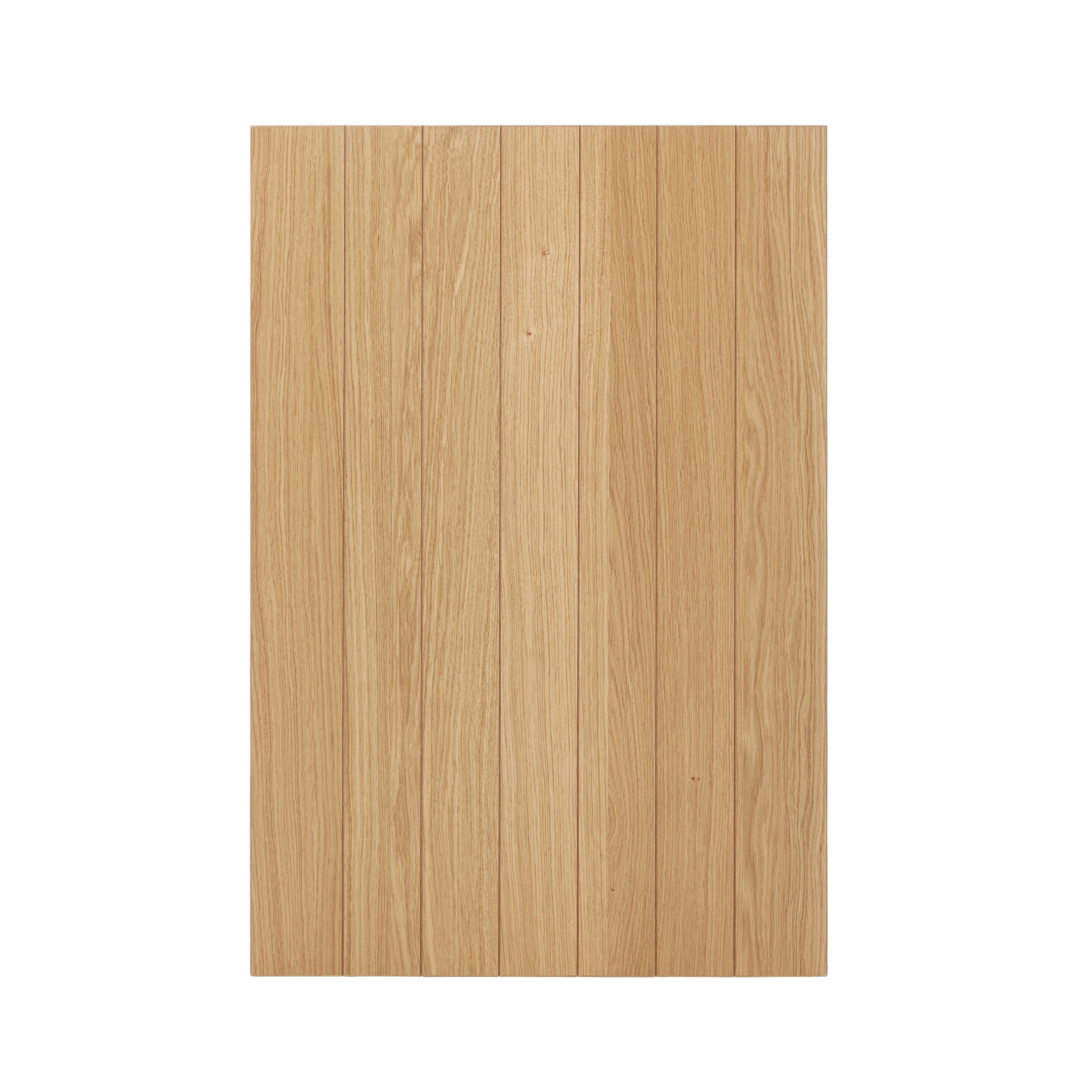 GoodHome Verbena Natural oak shaker Standard Clad on base panel (H)900mm (W)610mm