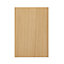 GoodHome Verbena Natural oak shaker Standard Clad on base panel (H)900mm (W)610mm