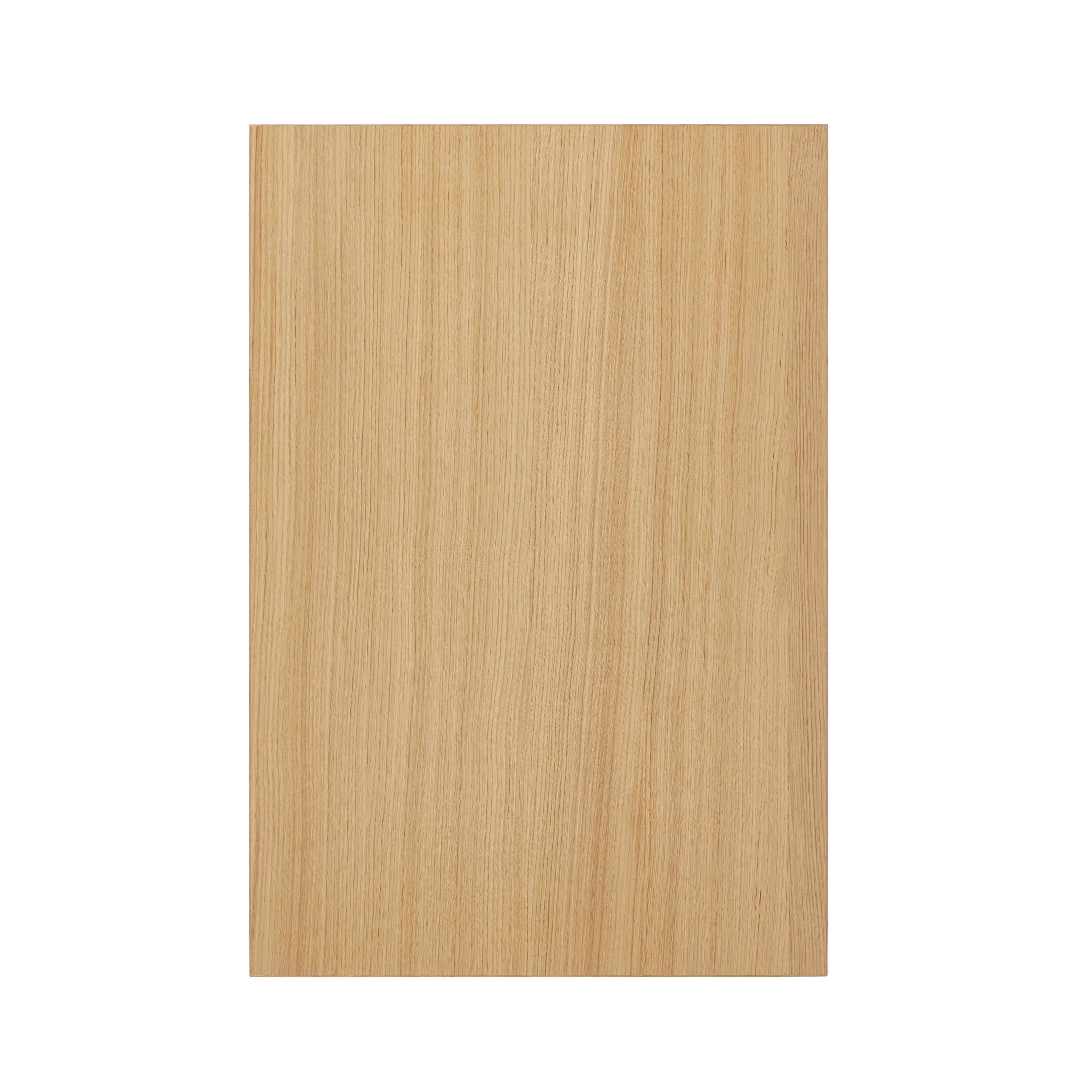 GoodHome Verbena Natural oak shaker Standard Clad on base panel (H)900mm (W)610mm