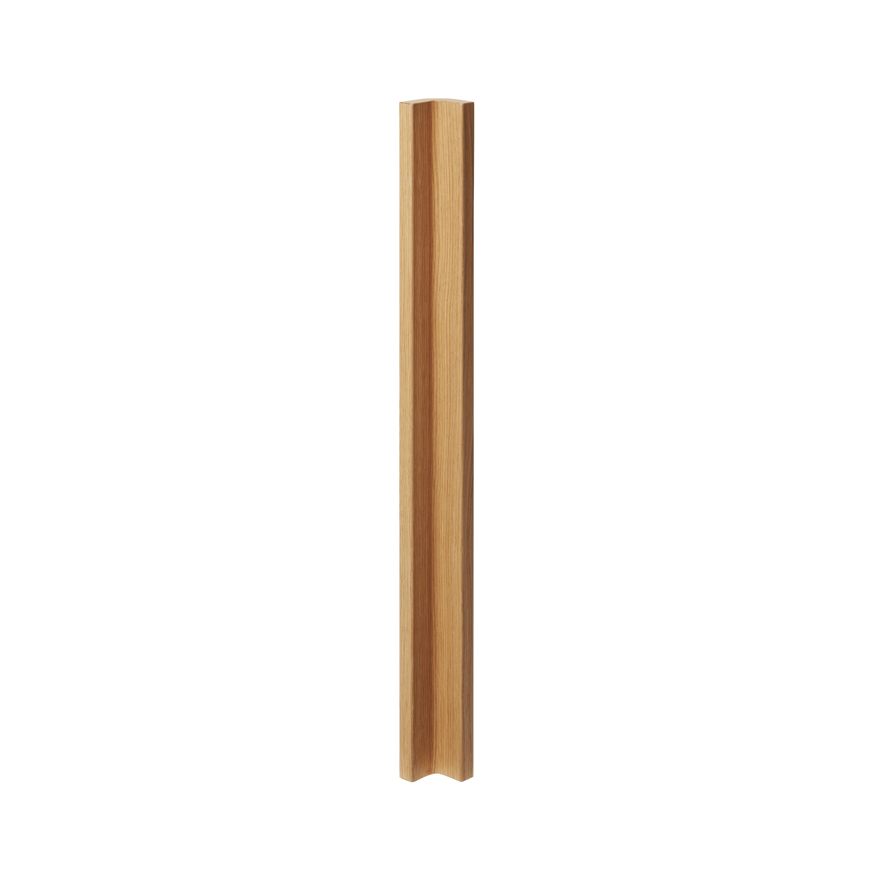 GoodHome Verbena Natural oak shaker Standard Corner post, (W)59mm (H)715mm