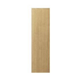 GoodHome Verbena Natural oak shaker Standard End panel (H)2010mm (W)570mm, Pair