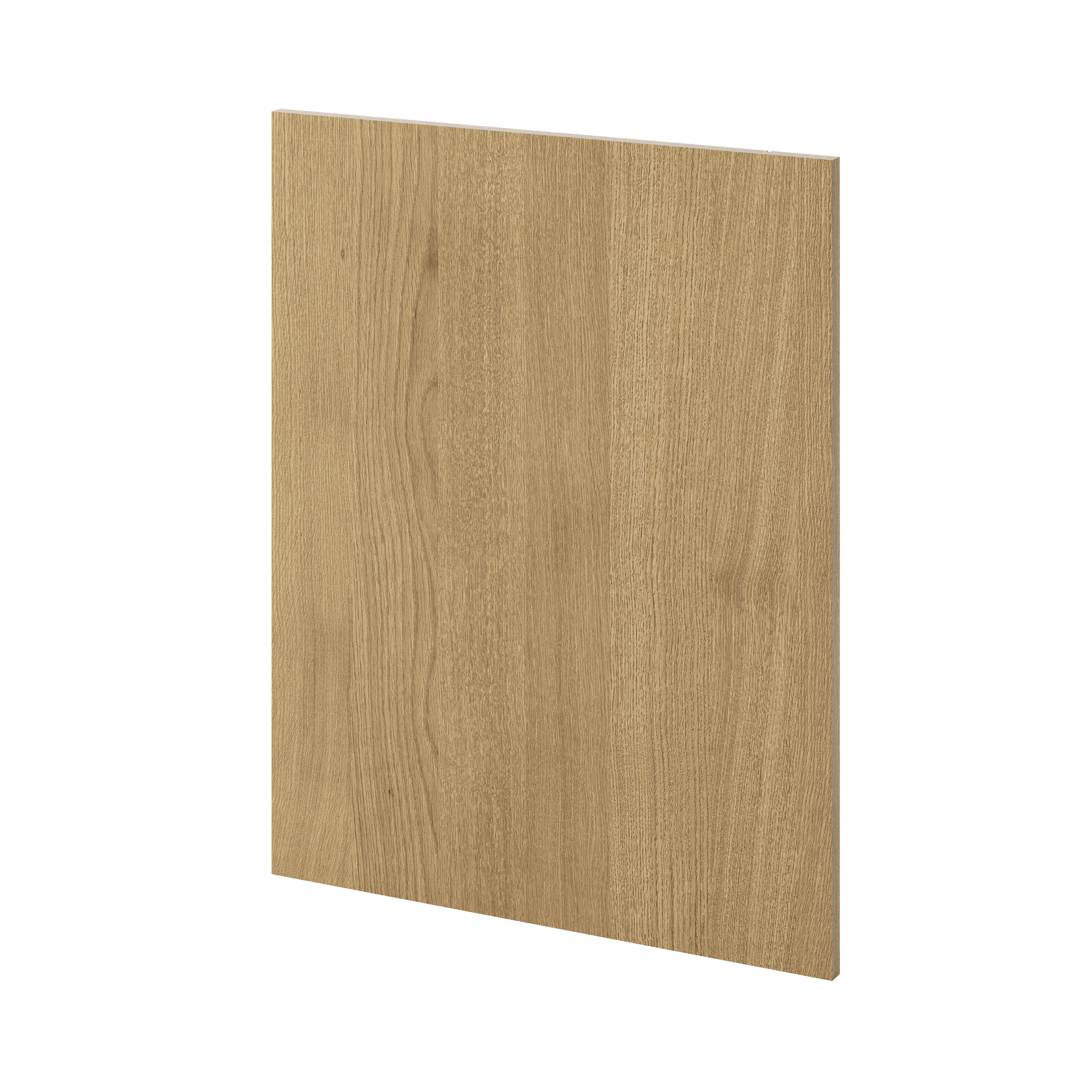 GoodHome Verbena Natural oak shaker Standard End panel (H)720mm (W)570mm