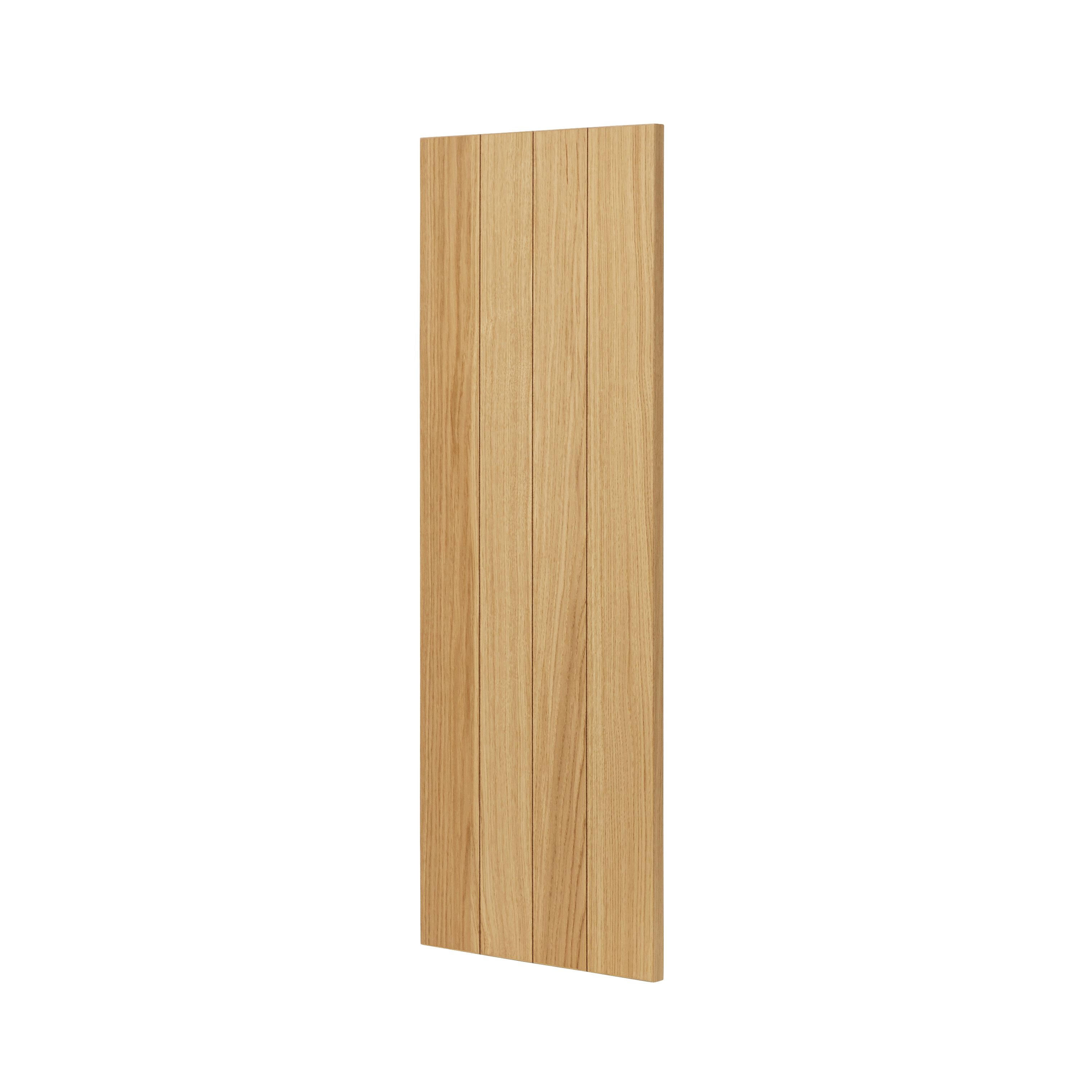 GoodHome Verbena Natural oak shaker Standard End panel (H)960mm (W)360mm