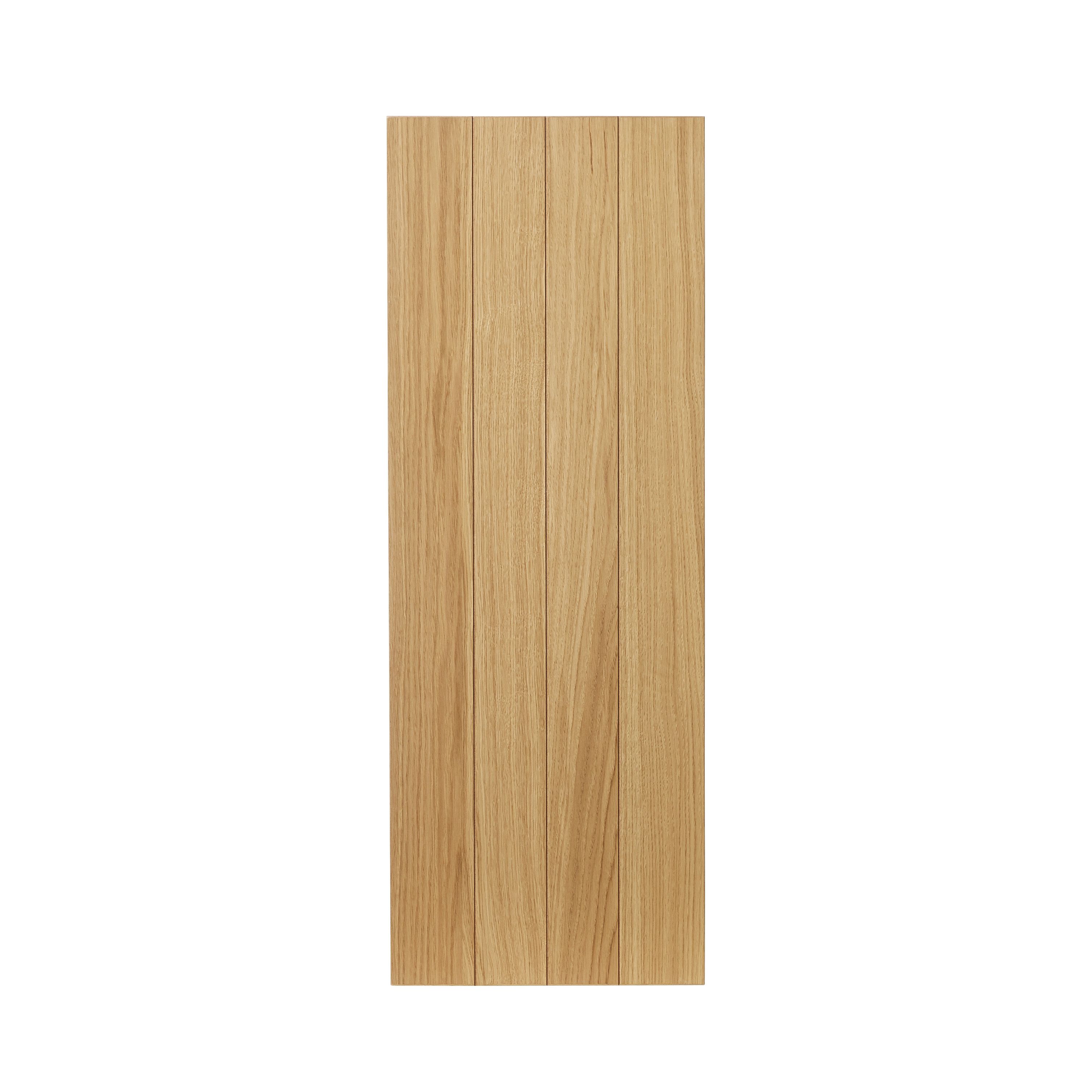 GoodHome Verbena Natural oak shaker Standard End panel (H)960mm (W)360mm