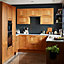 GoodHome Verbena Natural oak shaker Tall appliance Cabinet door (W)600mm (H)806mm (T)20mm