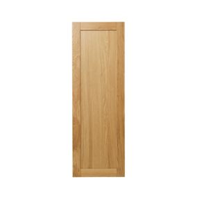 GoodHome Verbena Natural oak shaker Tall larder Cabinet door (W)500mm (H)1467mm (T)20mm