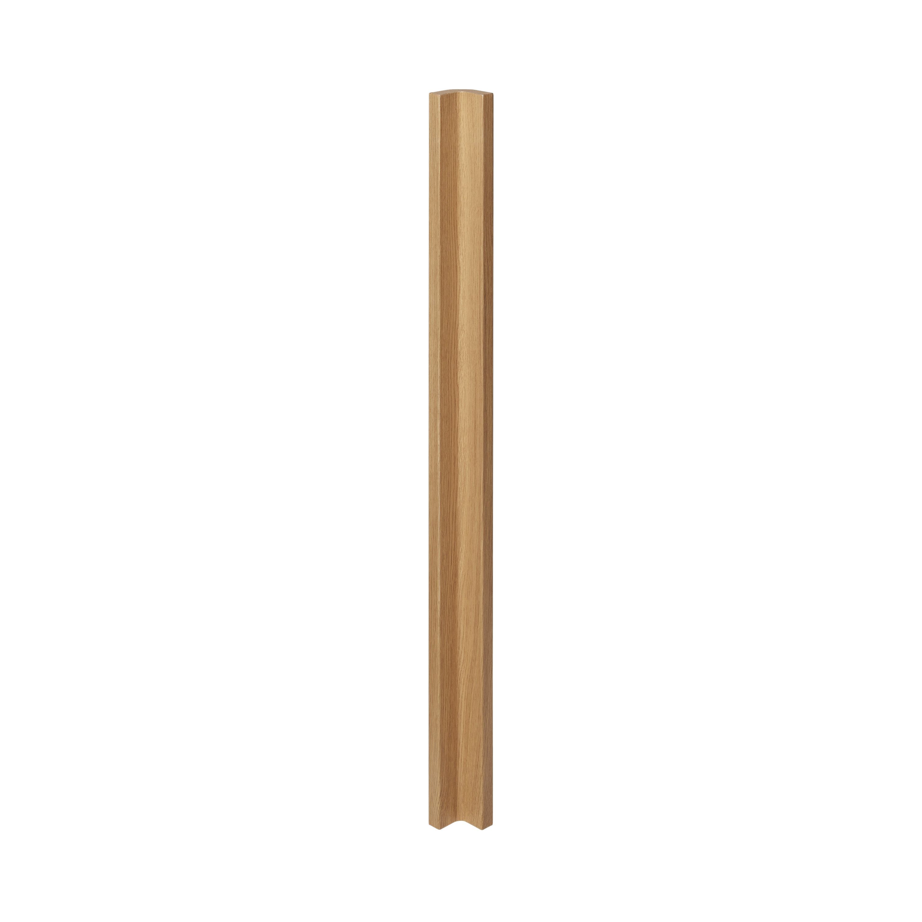 GoodHome Verbena Natural oak shaker Tall Wall corner post, (W)59mm (H)895mm