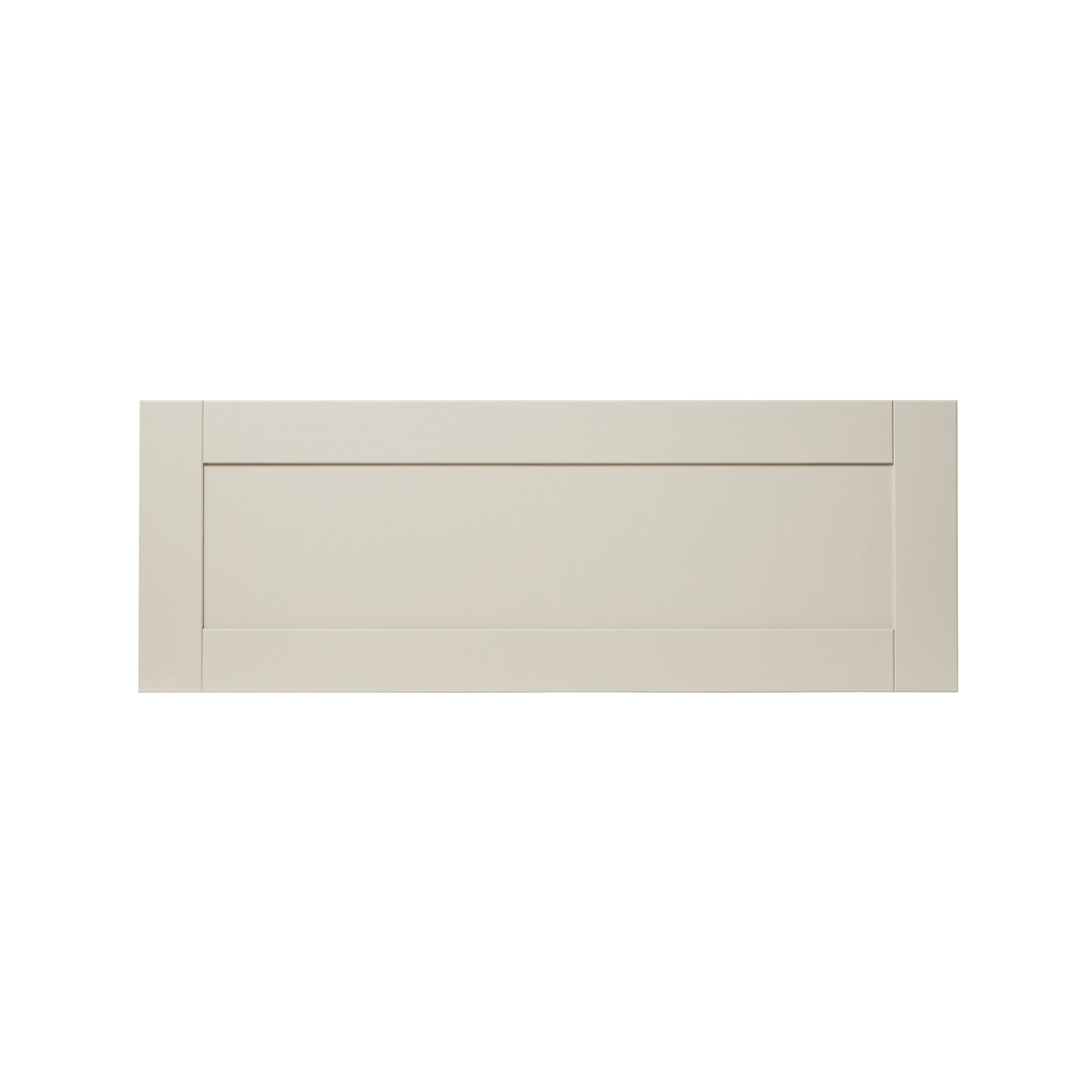 GoodHome Verbena Painted natural ash Matt cashmere Shaker 2 drawer front, bridging door & bi-fold door 1000mm