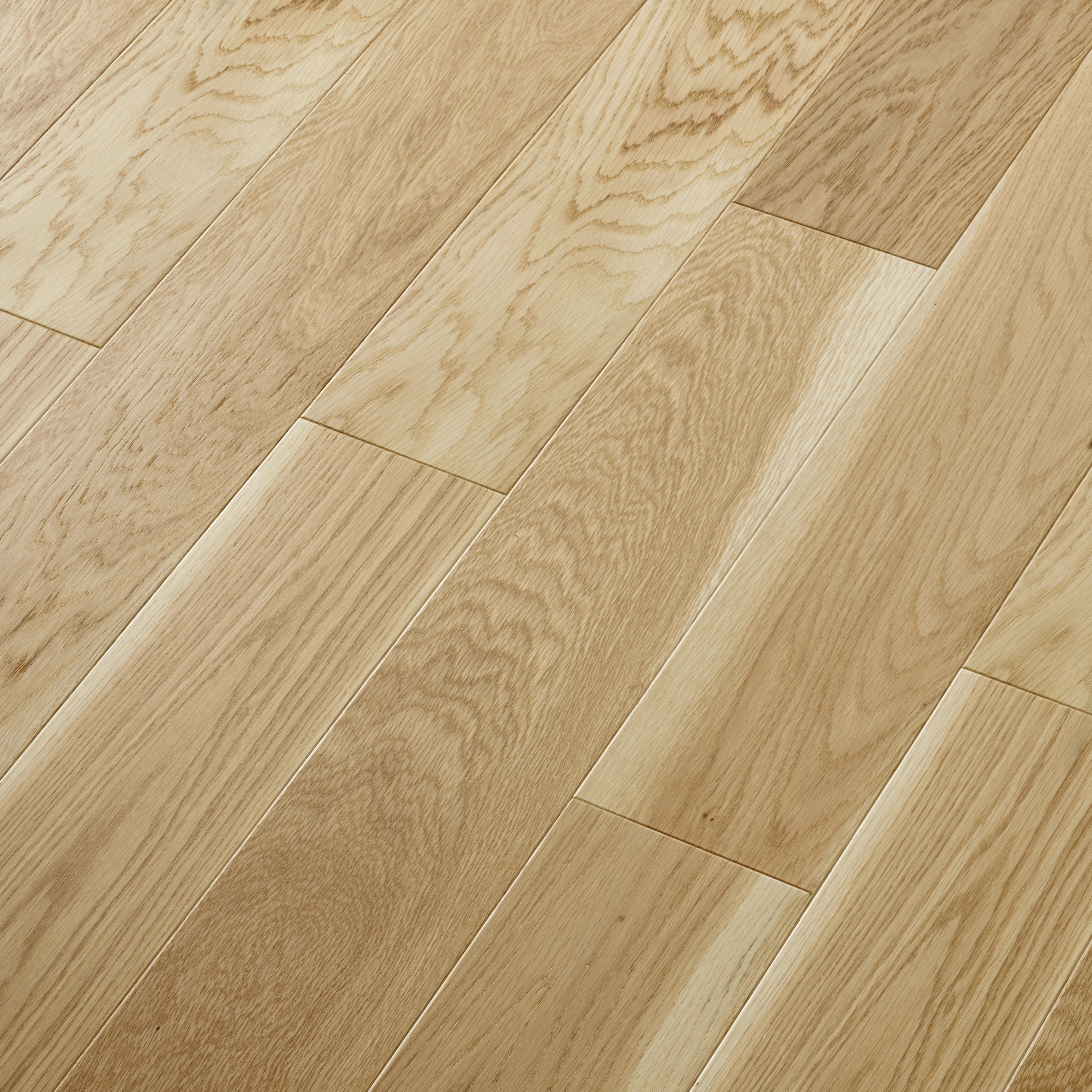 GoodHome Visby Modern Blond Oak effect Engineered Real wood top layer flooring Sample
