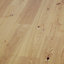 GoodHome Visby Modern Blond Oak effect Real wood top layer flooring