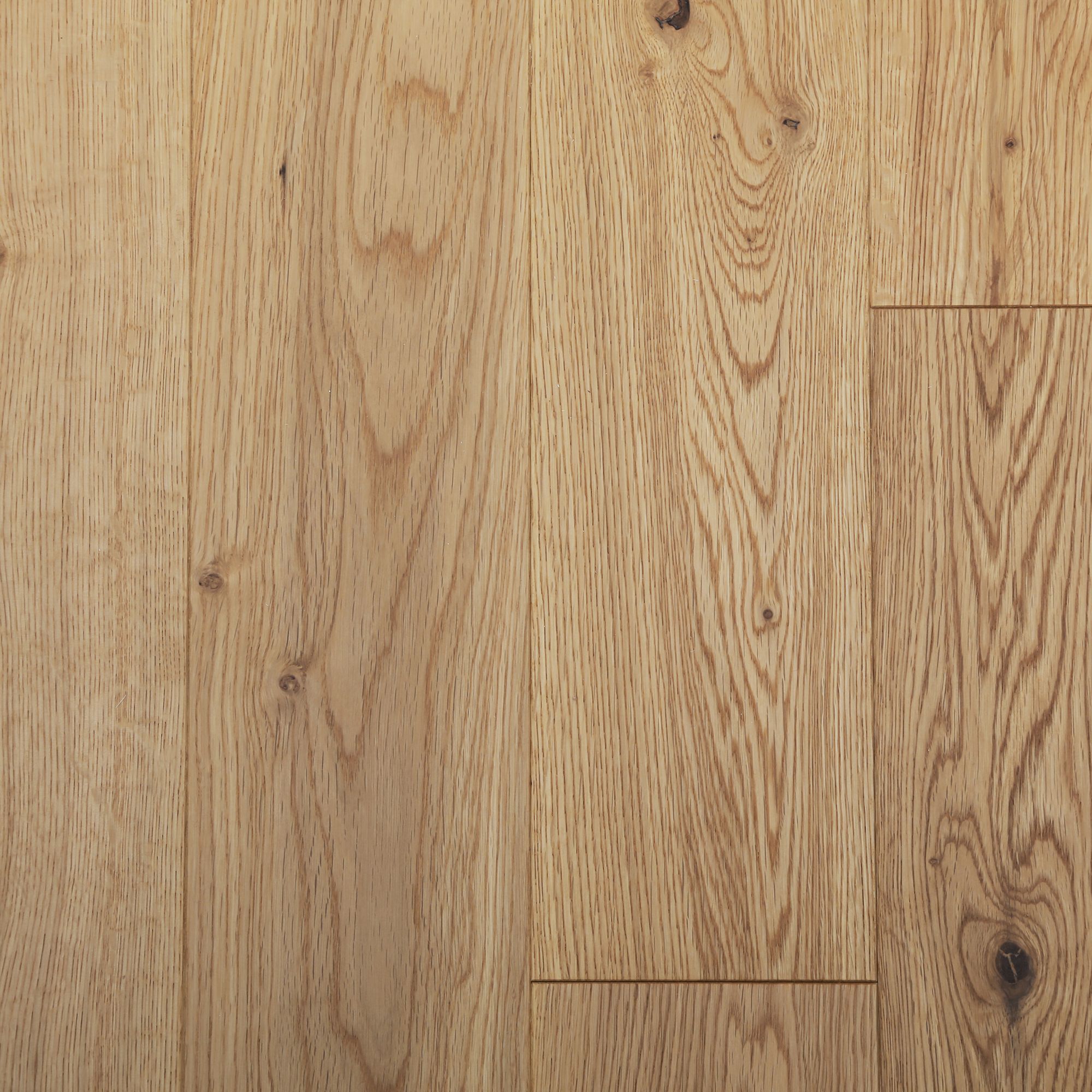 GoodHome Visby Modern Blond Oak effect Real wood top layer flooring