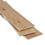 GoodHome Visby Modern Blond Oak Engineered Real wood top layer flooring, 1.35m² Pack of 1