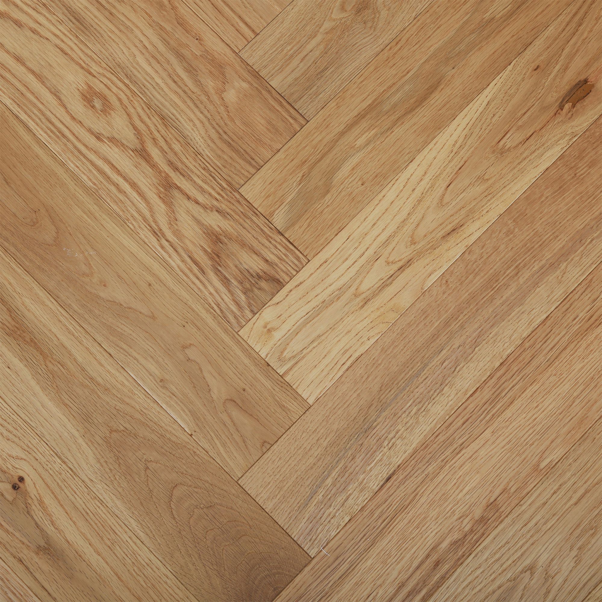 GoodHome Visby Modern Herringbone Oak effect Engineered Real wood top layer flooring Sample