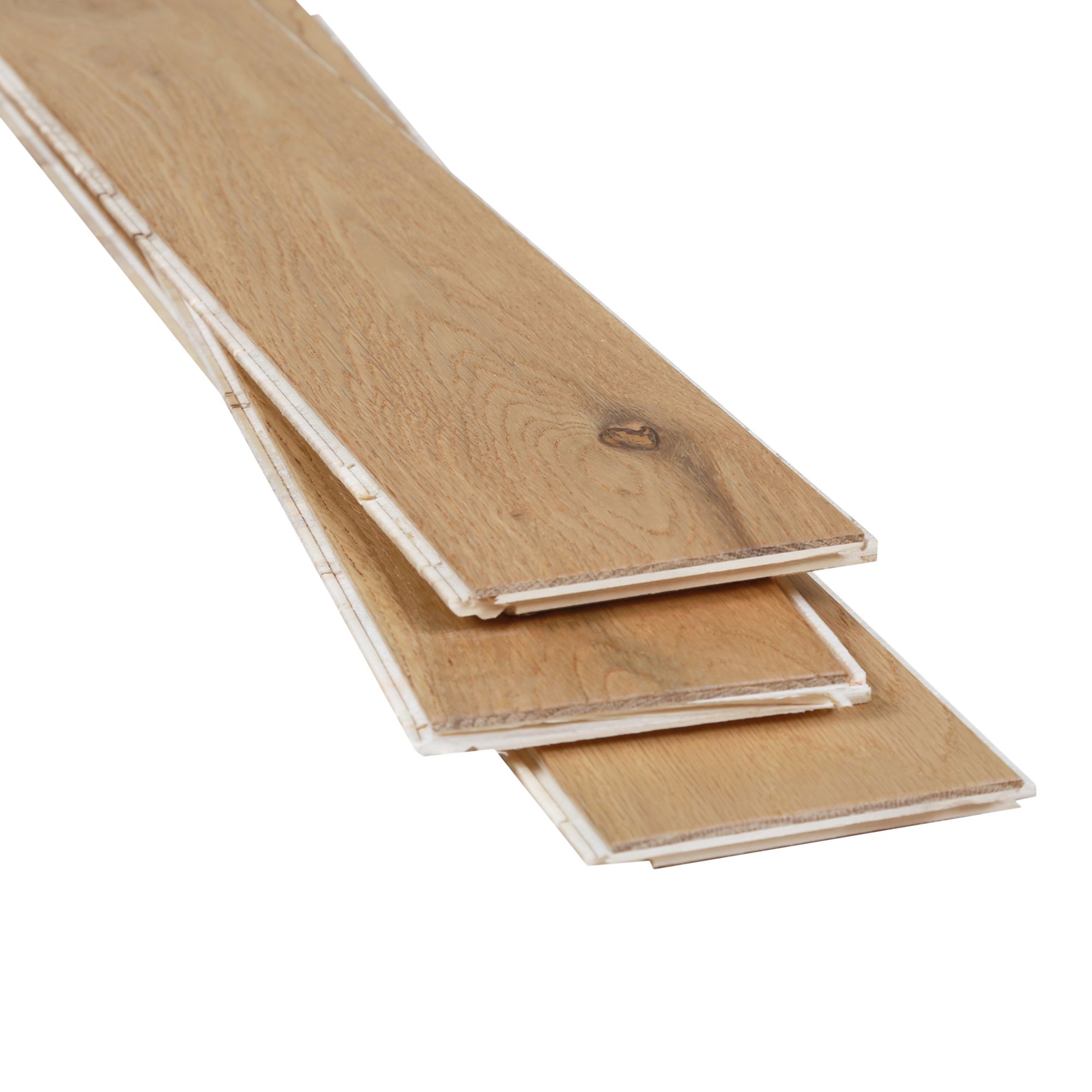 GoodHome Visby Modern Herringbone Oak Engineered Real wood top layer flooring, 1.94m² Pack of 36
