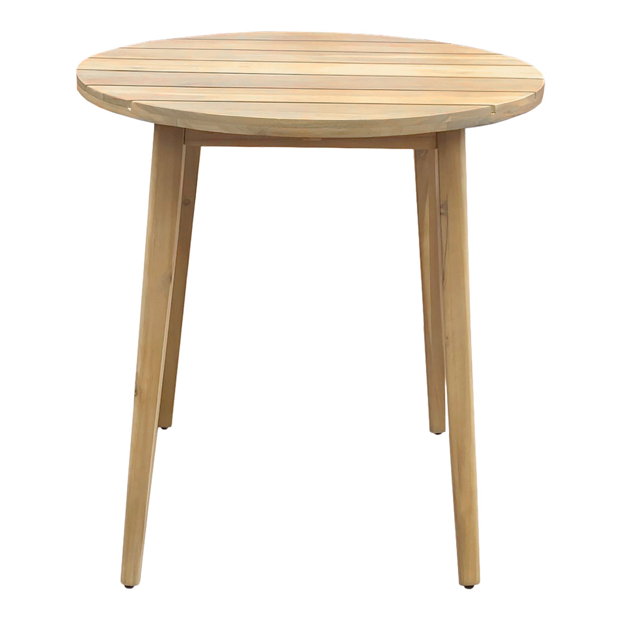 GoodHome Vitello Grey & Natural Wooden 2 seater Bistro set
