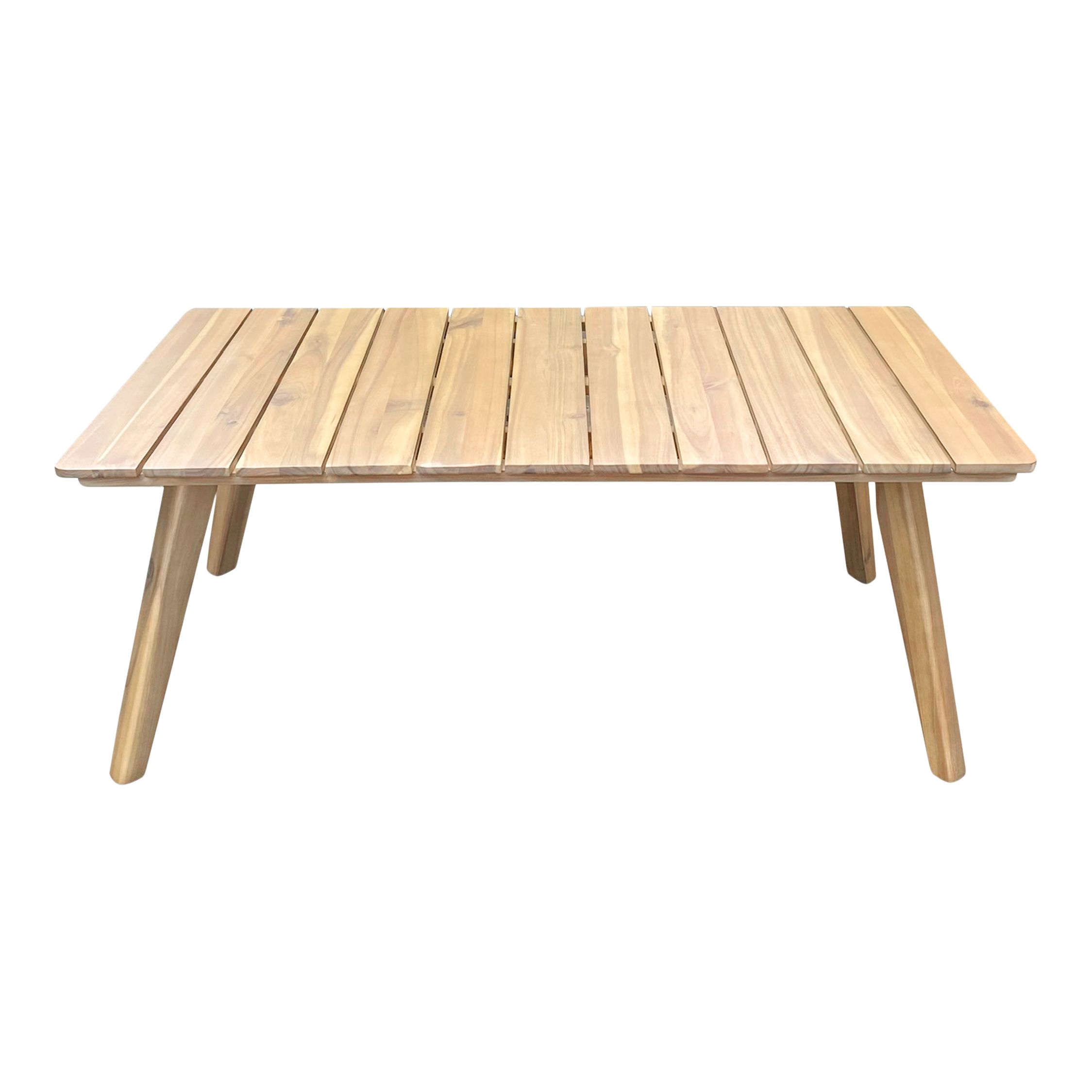 GoodHome Vitello Matt Grey & Natural 4 Seater Coffee set