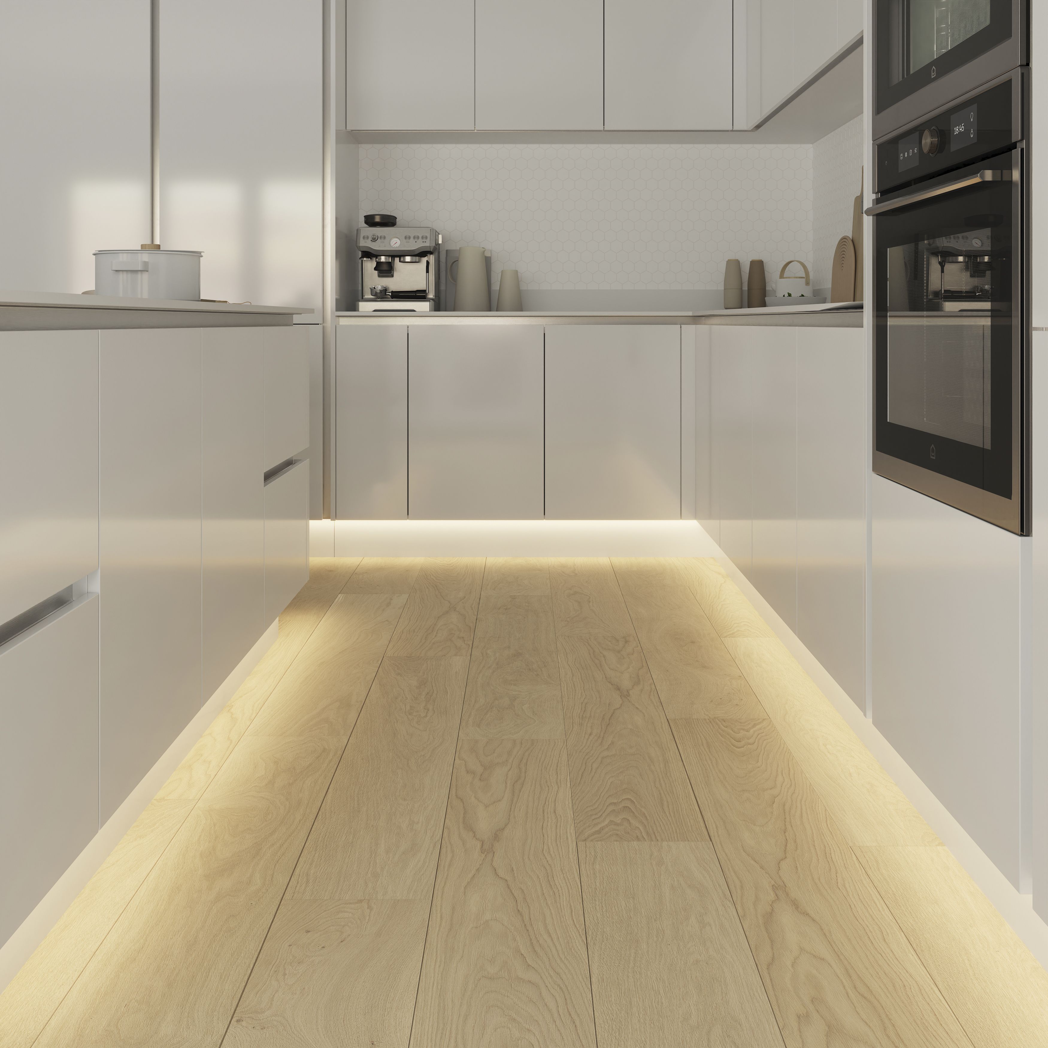 GoodHome Waldeck Surface-mounted Strip light tight connector