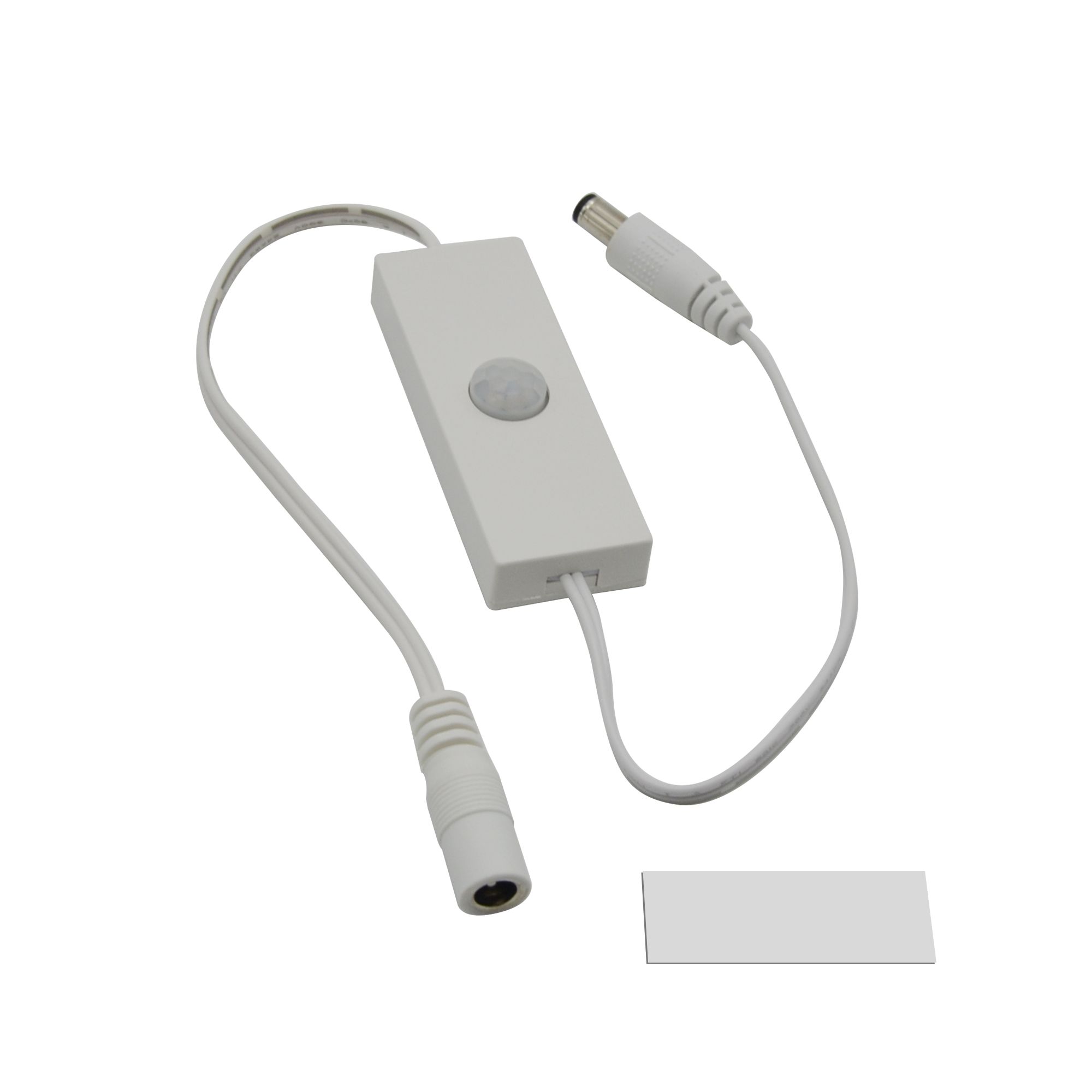 GoodHome Waldeck White Mains-powered PIR Motion sensor