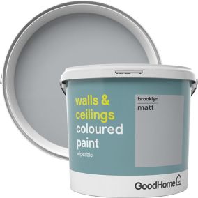 GoodHome Walls & ceilings Brooklyn Matt Emulsion paint 5L