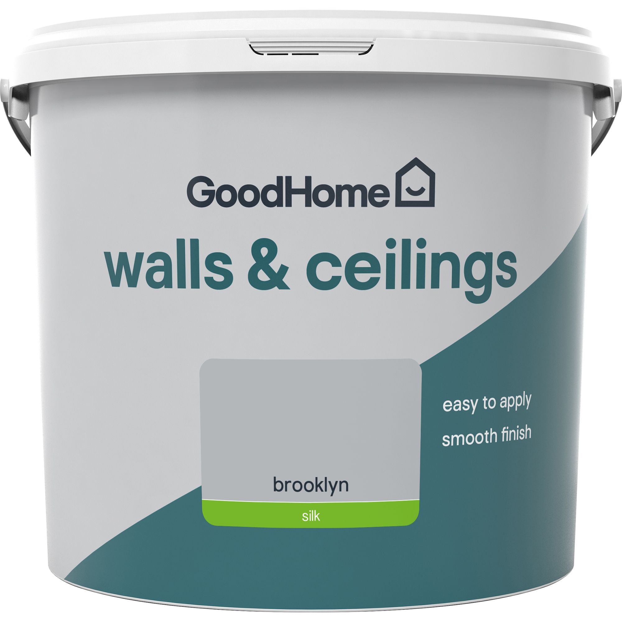 GoodHome Walls & ceilings Brooklyn Silk Emulsion paint, 5L