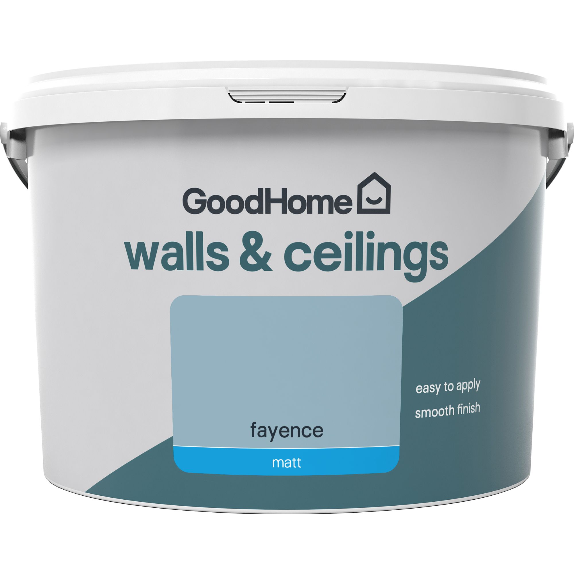 GoodHome Walls & ceilings Fayence Matt Emulsion paint, 2.5L