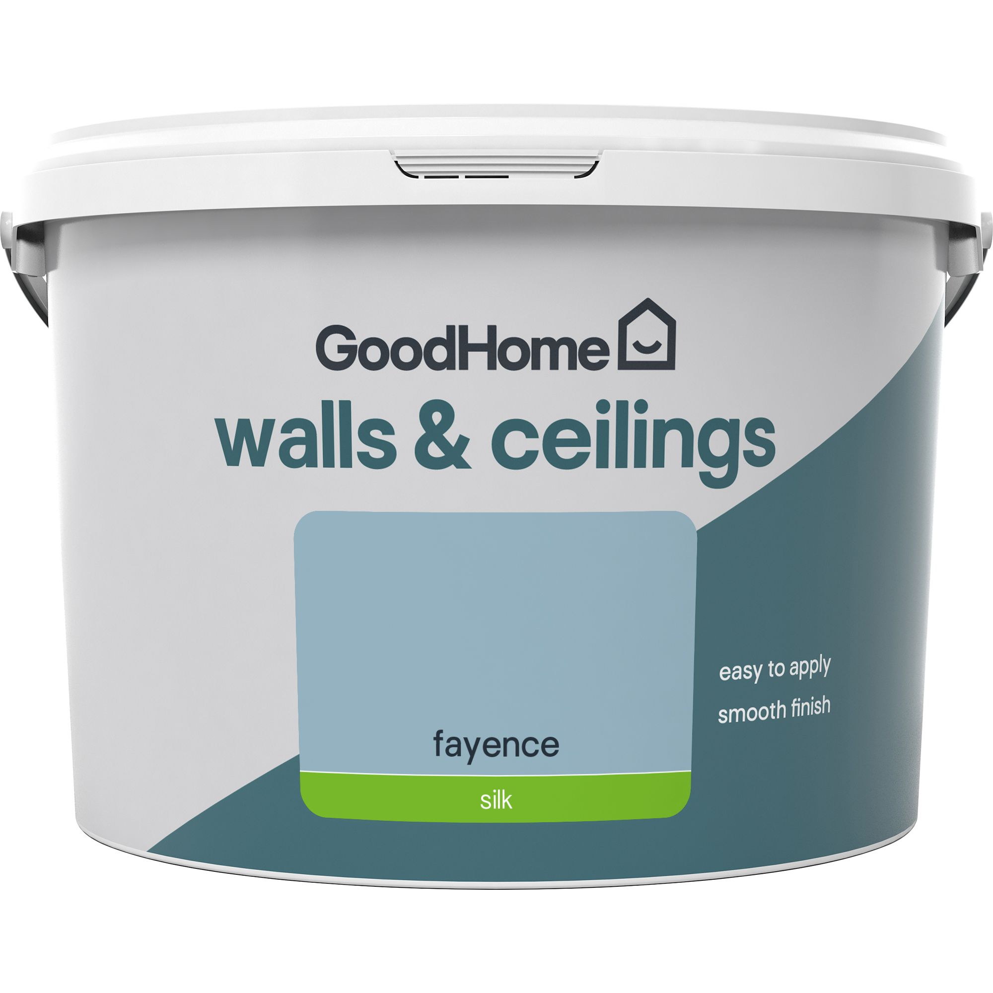 GoodHome Walls & ceilings Fayence Silk Emulsion paint, 2.5L