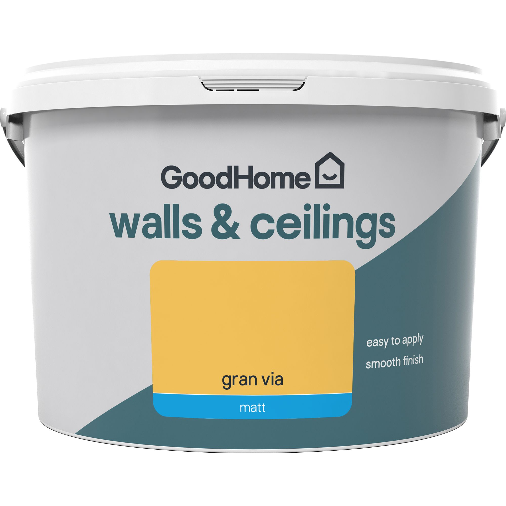 GoodHome Walls & ceilings Gran via Matt Emulsion paint, 2.5L