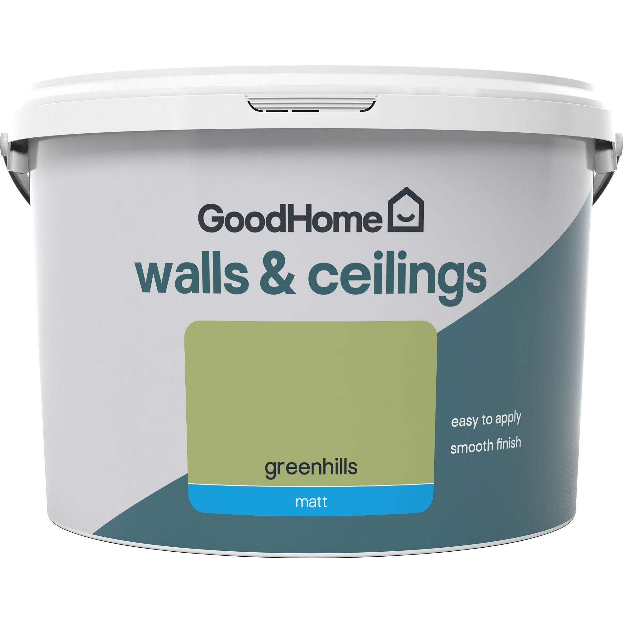 GoodHome Walls & ceilings Greenhills Matt Emulsion paint, 2.5L