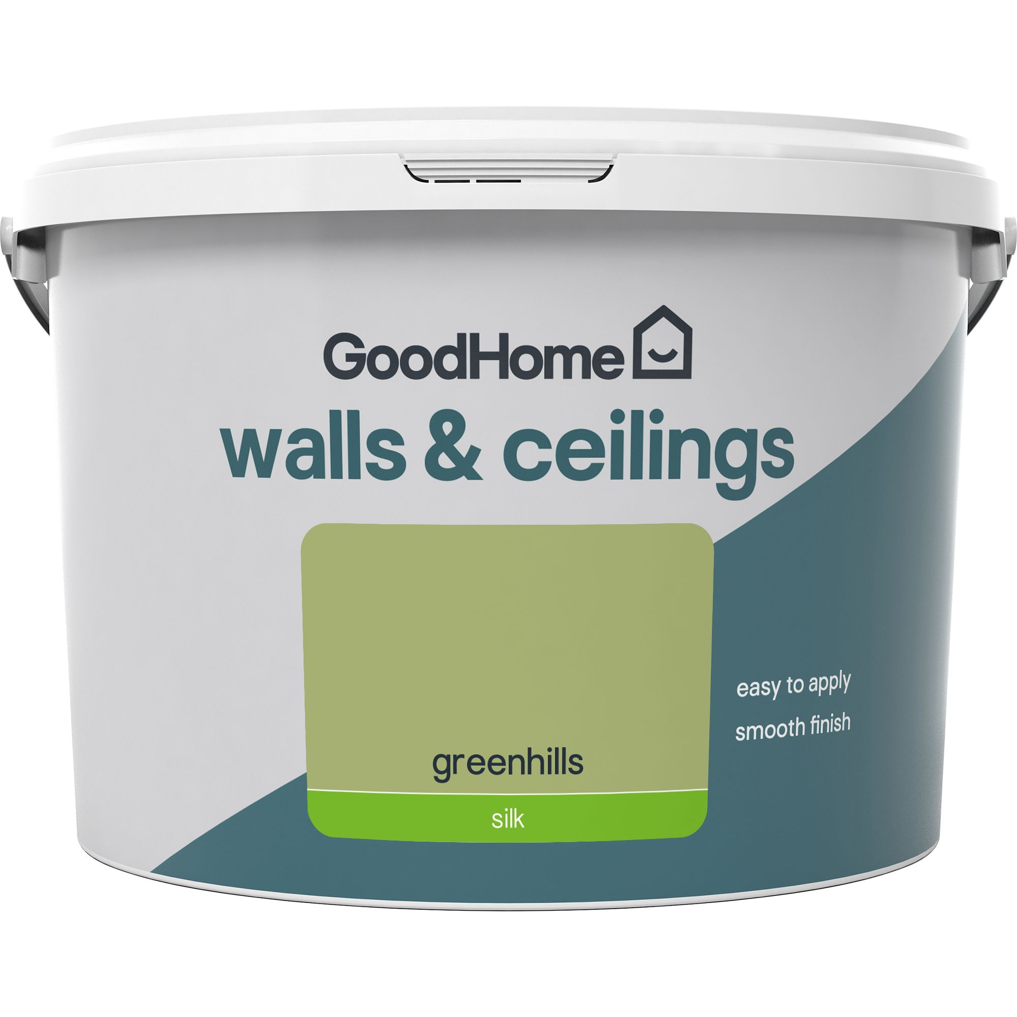 GoodHome Walls & ceilings Greenhills Silk Emulsion paint, 2.5L