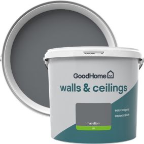 GoodHome Walls & ceilings Hamilton Silk Emulsion paint, 5L