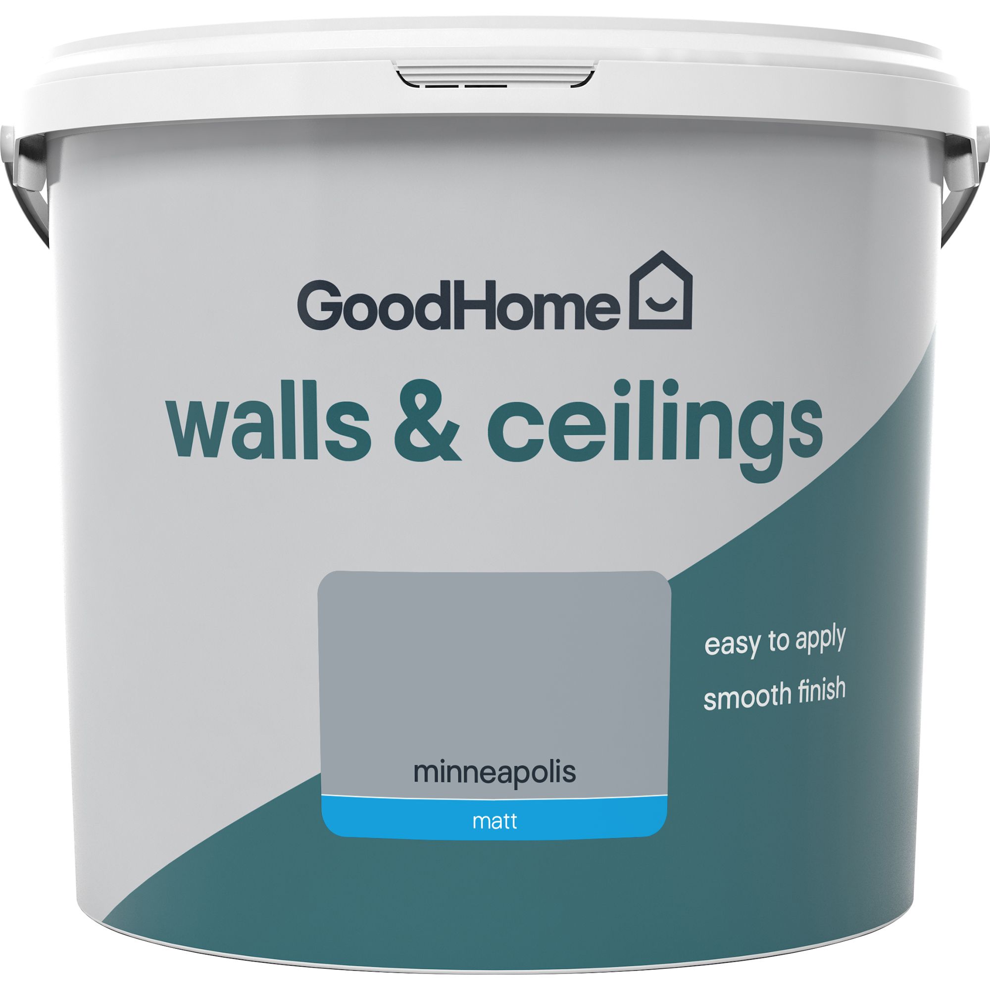 GoodHome Walls & ceilings Minneapolis Matt Emulsion paint, 5L