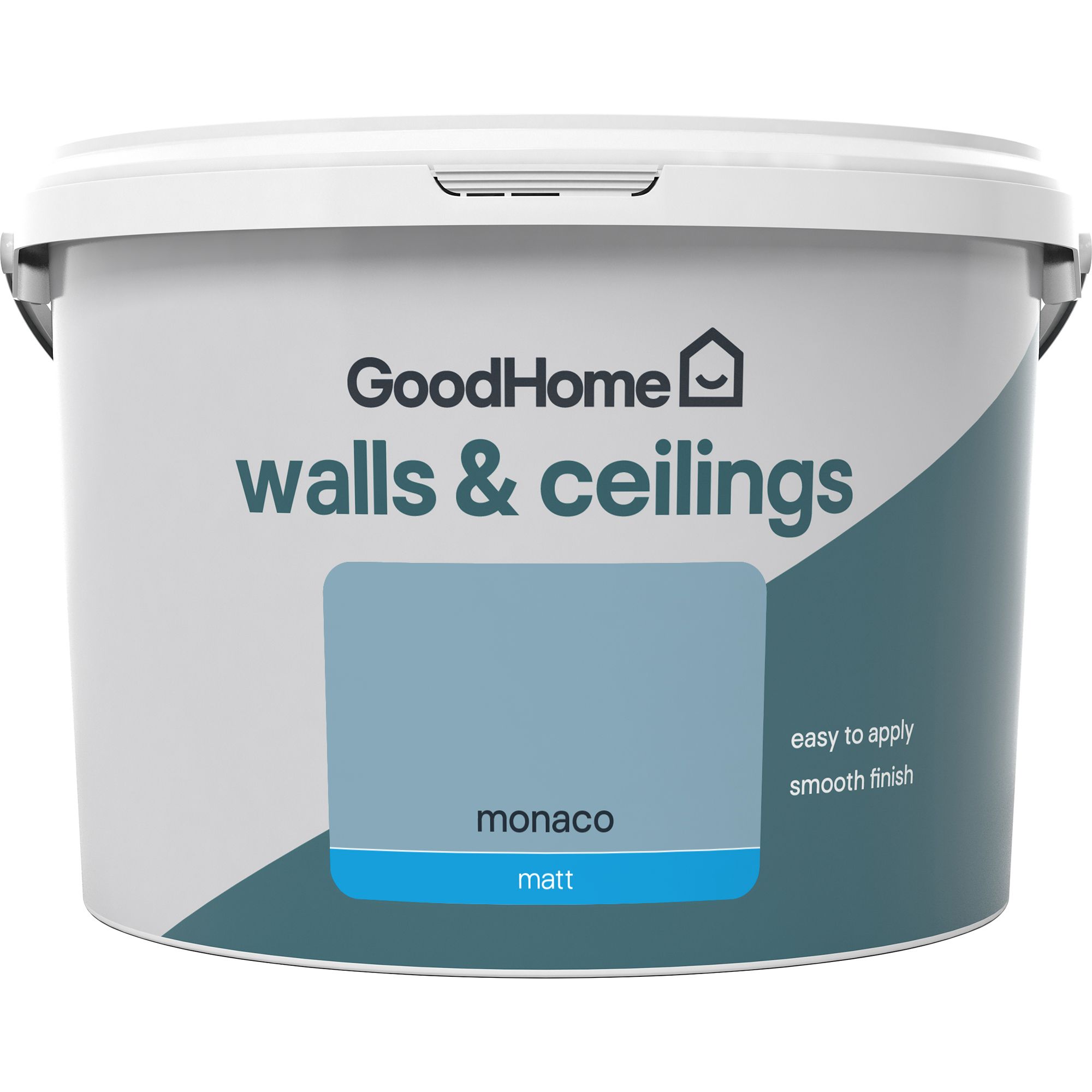 GoodHome Walls & ceilings Monaco Matt Emulsion paint, 2.5L